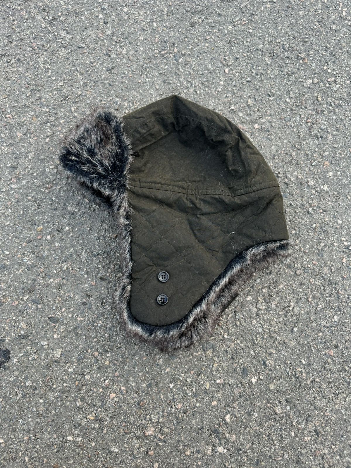 Hysteric Glamour × Vintage Vintage Y2K Japanese brand Ushanka Active opium black fur Size ONE SIZE - 1 Thumbnail