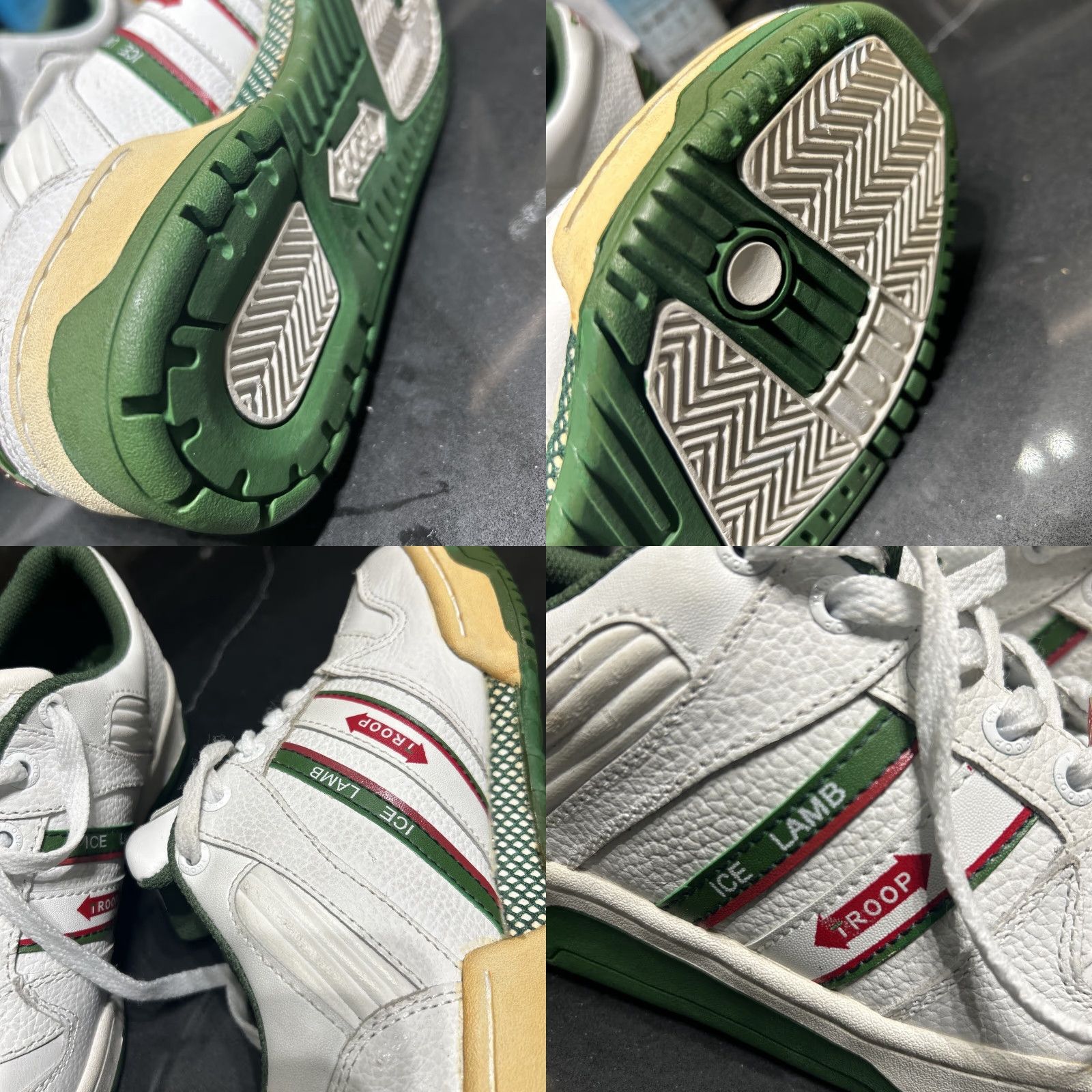 Vintage VINTAGE Troop Hip Hop Sneaker Men Size 4.5 White Green Y2K Troop Ice Lamb Sneakers Size US 5 / EU 37 - 10 Thumbnail