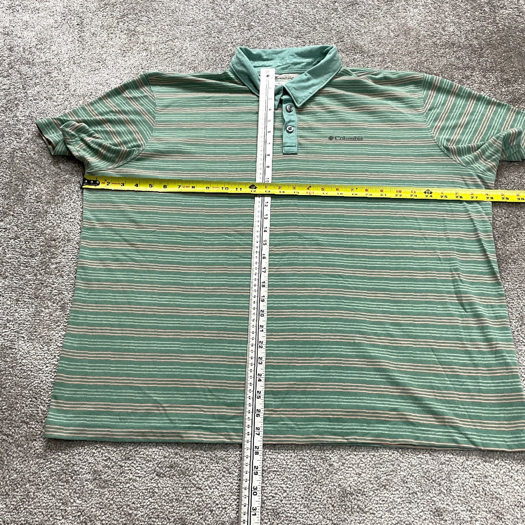 Vintage Columbia Omni Wick Shirt Men 2XL Green Short Sleeve Collared Knit Polo All Seasons USA Mens Size US XXL / EU 58 / 5 - 5 Thumbnail
