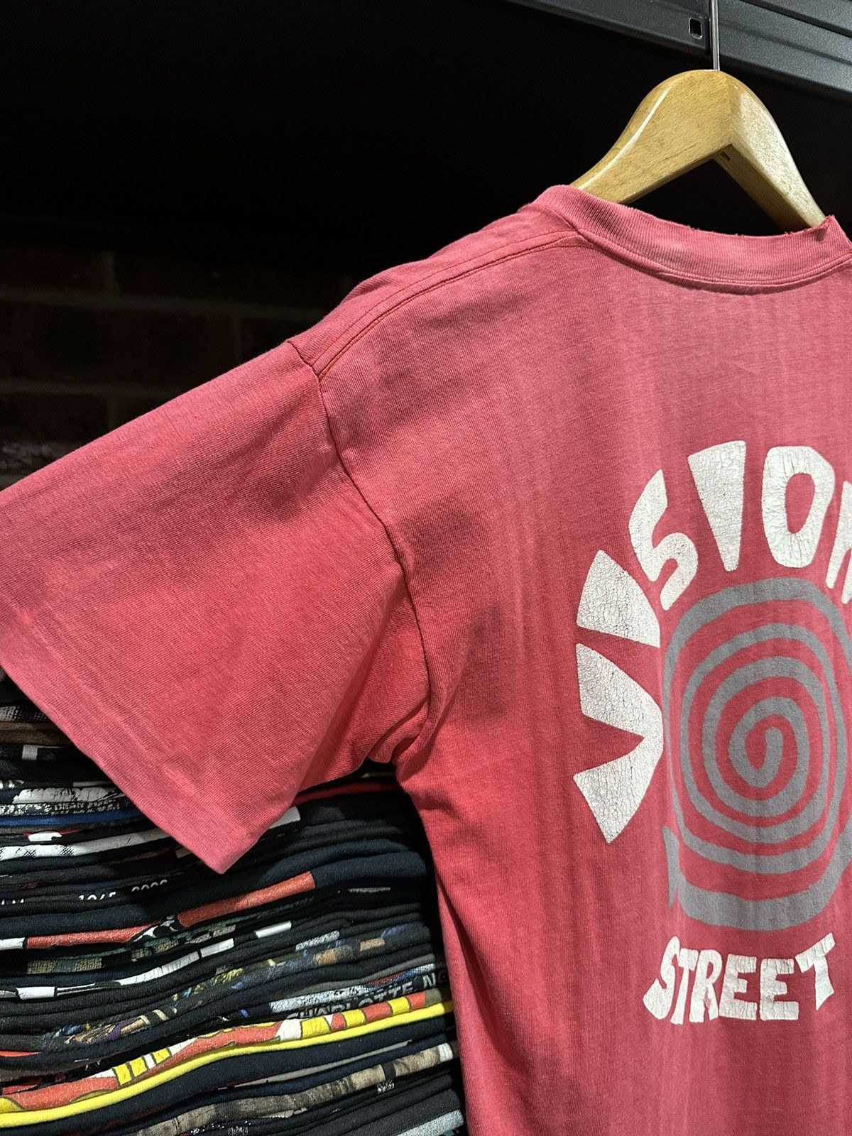Vintage Vintage 80s Vision Streerwear Faded Tee Size US M / EU 48-50 / 2 - 5 Thumbnail