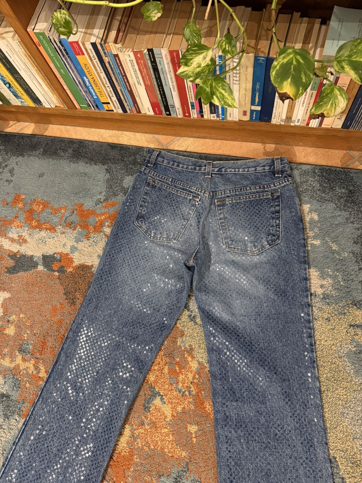 Just Cavalli Archive Roberto Cavalli Vintage Y2K Scale Full print Jeans Size 28" / US 6 / IT 42 - 9 Thumbnail