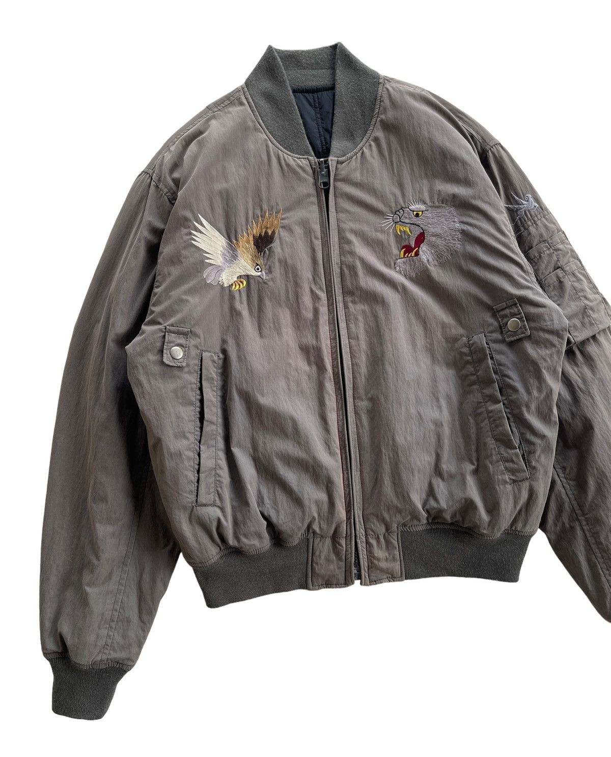 I. Spiewak And Sons Spiewak & Son Reversible Sukajan Bomber Jacket Size US M / EU 48-50 / 2 - 5 Thumbnail