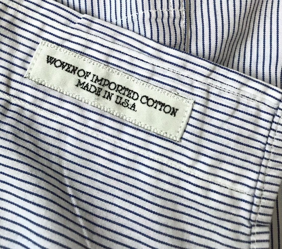 Comme des Garcons Cdg homme x individualized shirts striped button down shirt Size US S / EU 44-46 / 1 - 2 Thumbnail