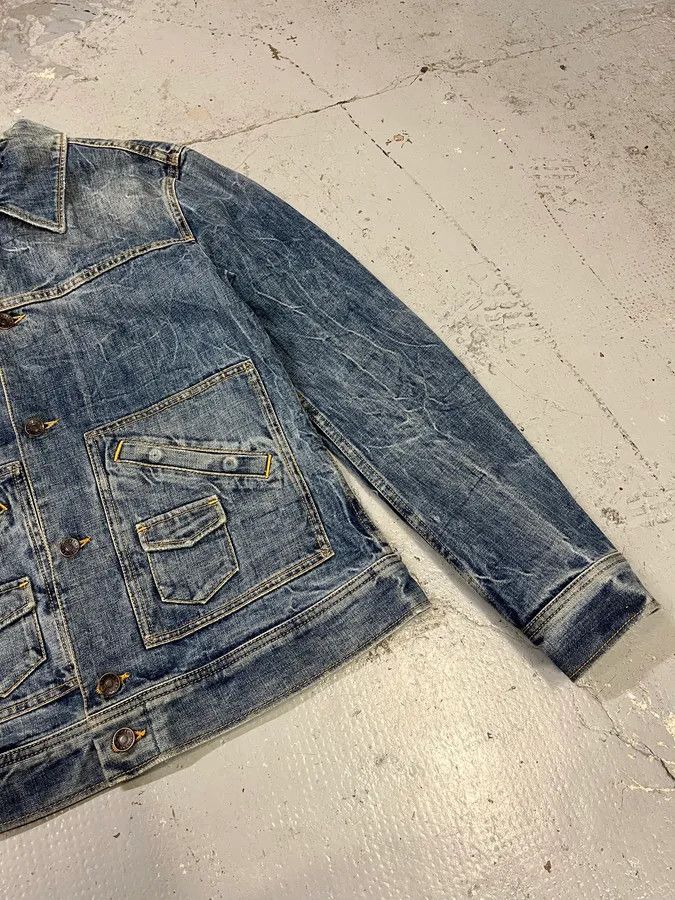 Dolce & Gabbana 2000s Dolce & Gabbana Raw Blue Denim Jacket Size US M / EU 48-50 / 2 - 5 Thumbnail