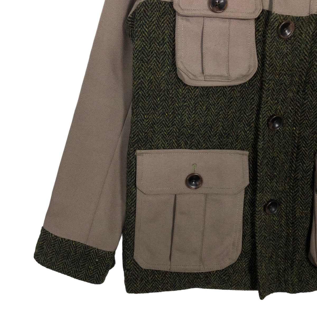 Harris Tweed 90’s Vintage Harris Tweed Dufflers Wool Jacket Cargo Pocket Size US M / EU 48-50 / 2 - 3 Thumbnail
