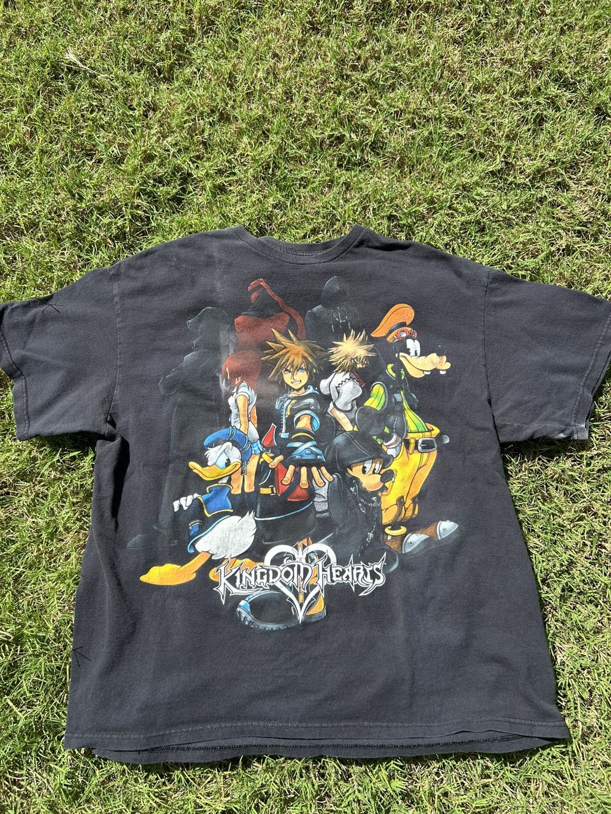 VTG Kingdom Hearts Shirt Disney Video Game Y2K Promo Anime