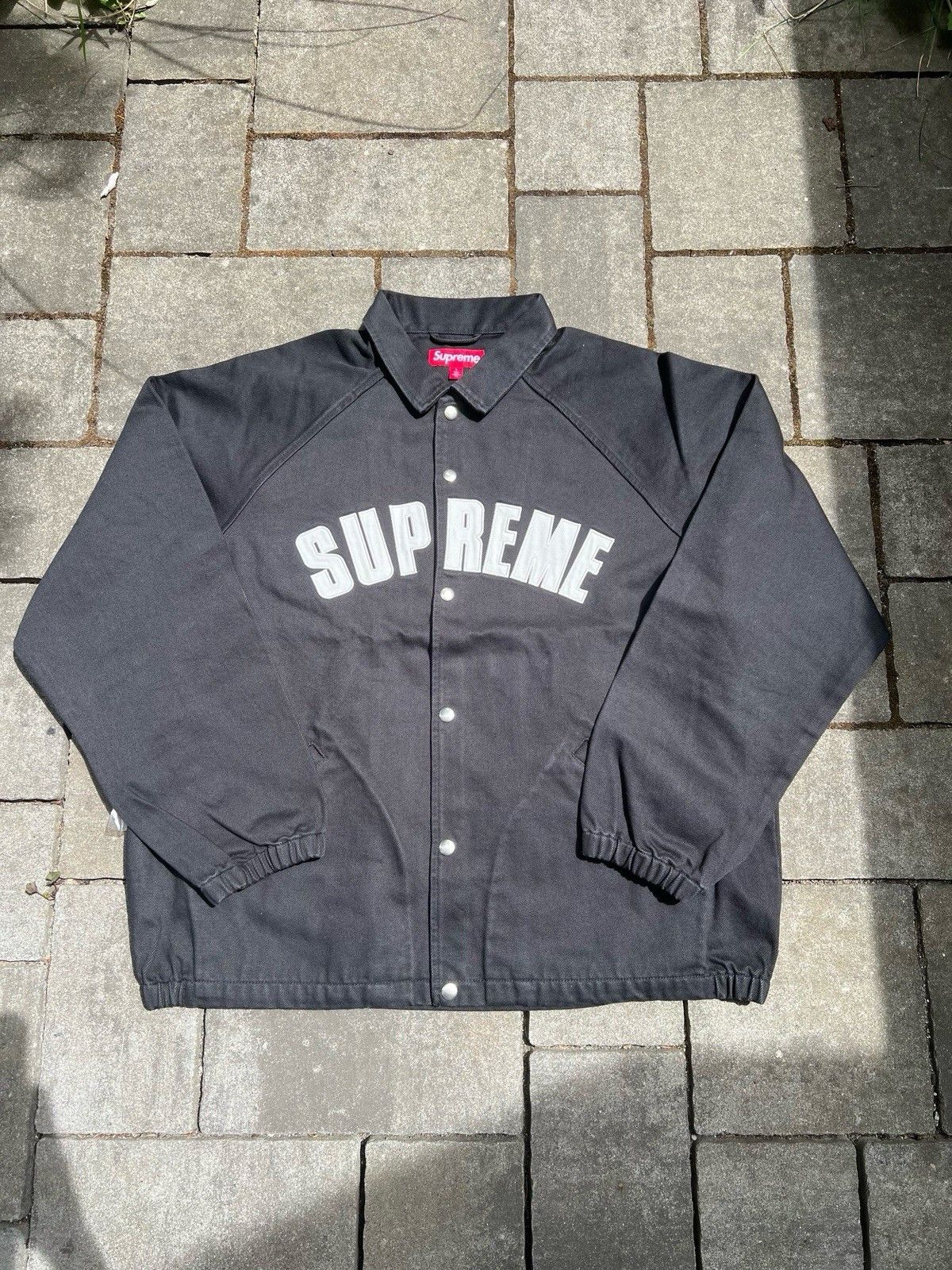 Supreme Arc Denim Coaches Jacket Black S