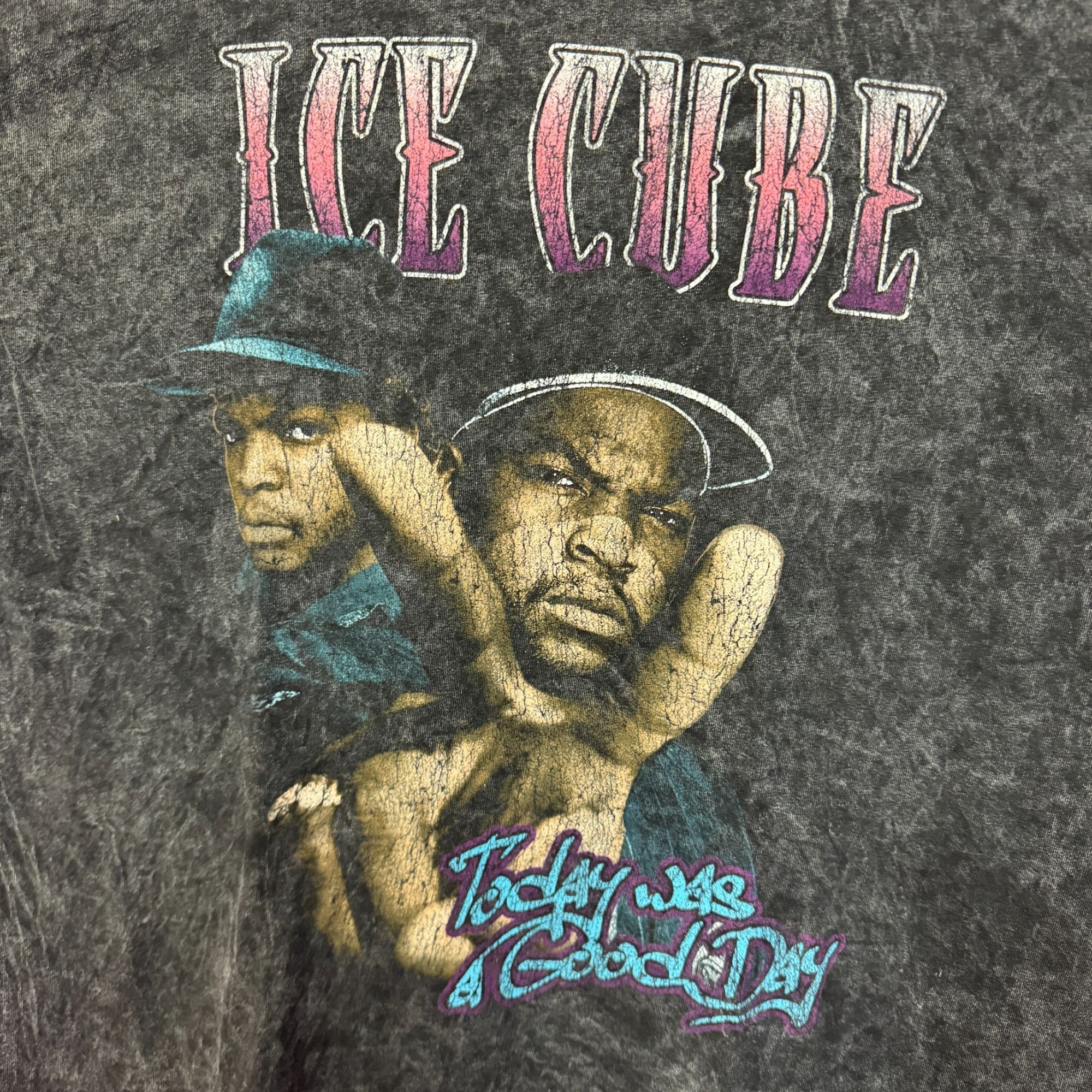 Rap Tees Ice Cube Today Was a Good Day Mineral Wash Tshirt Size XL Size US XL / EU 56 / 4 - 3 Thumbnail