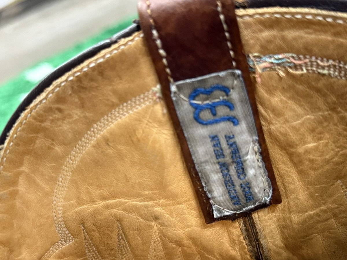 Vintage Vintage Anderson Bean Hippie Embroidered Eye Cowboy Boots Size US 10 / EU 43 - 7 Thumbnail
