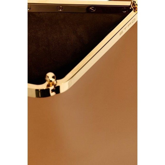 Etro ETRO Vela Medium Beige Leather Shoulder Bag New Size ONE SIZE - 4 Thumbnail