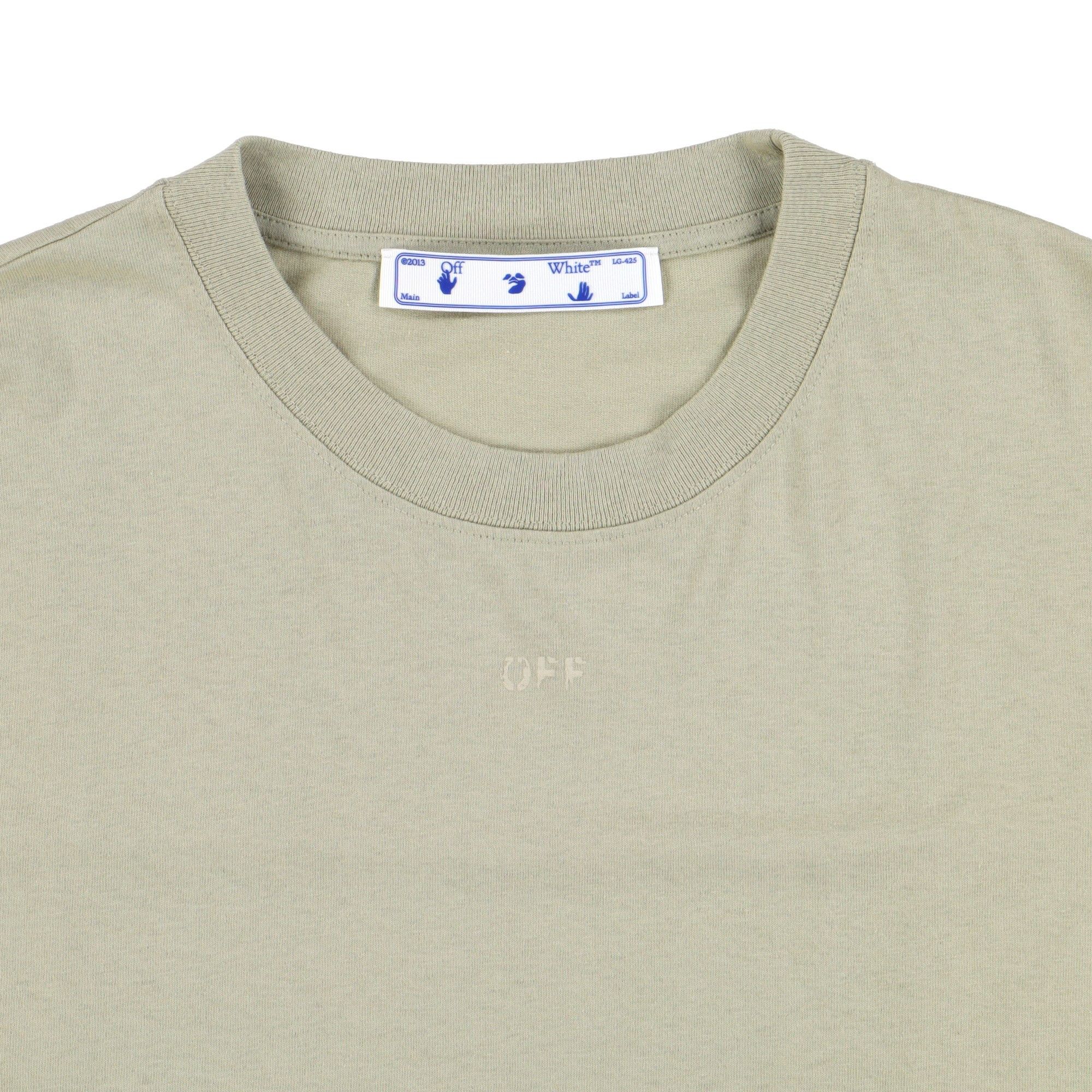 Off-White Beige Rubber Arrows Logo T-Shirt Size XXS / US 00 / IT 34 - 6 Thumbnail