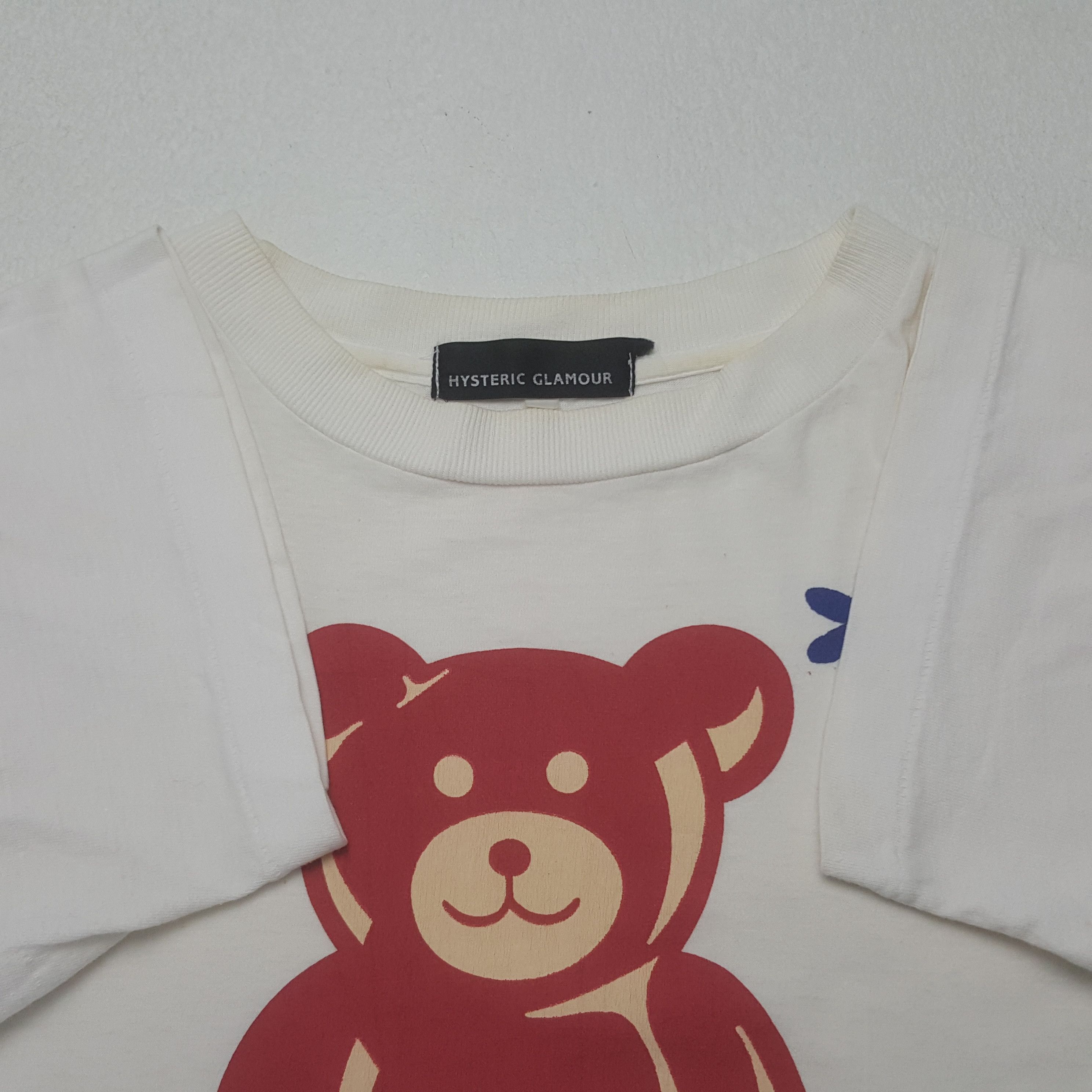 Hysteric Glamour × Japanese Brand × Vintage Vintage Hysteric Glamour Japanese Brand Bear Art Tshirt Size US L / EU 52-54 / 3 - 4 Thumbnail