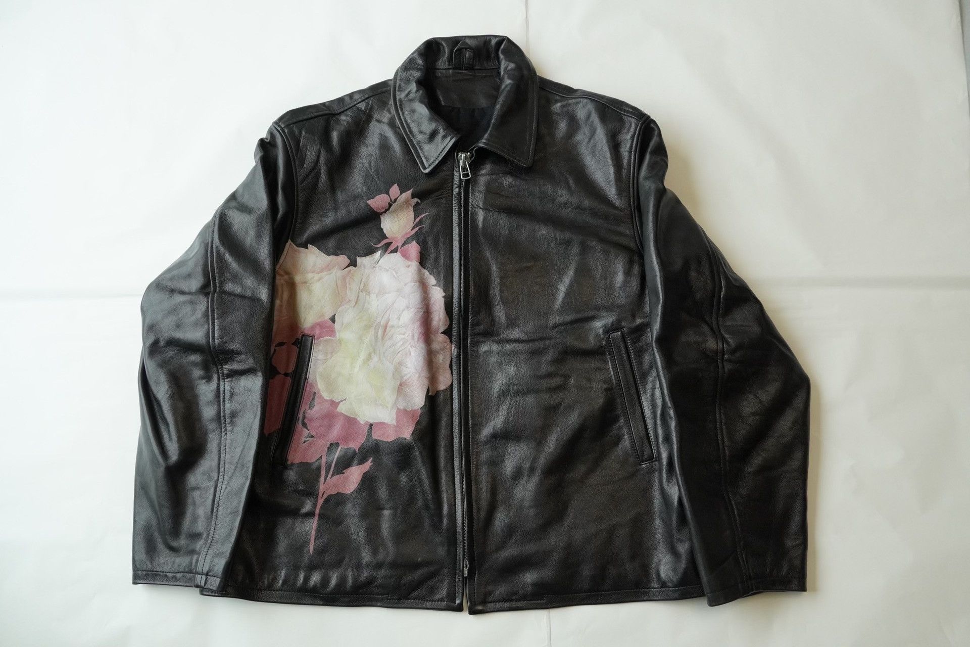 Yohji Yamamoto yohji yamamoto 1991 flower leather jacket Size US L / EU 52-54 / 3 - 1 Thumbnail