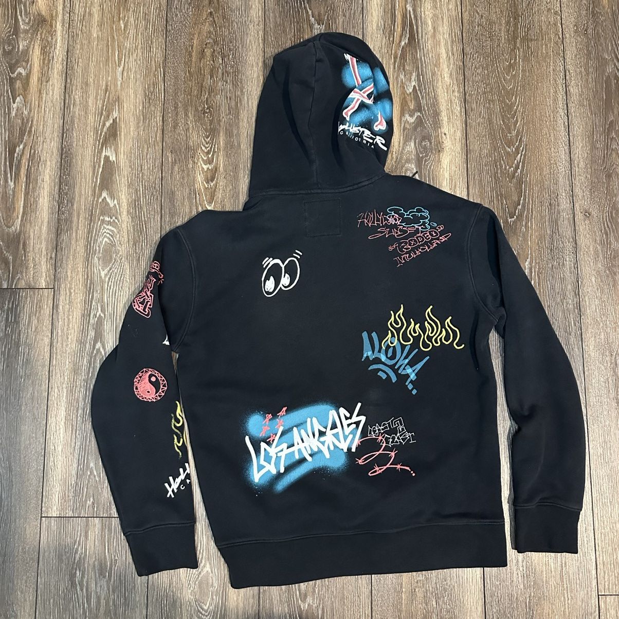 Hollister Hollister Graffiti Hoodie Size US M / EU 48-50 / 2 - 2 Thumbnail