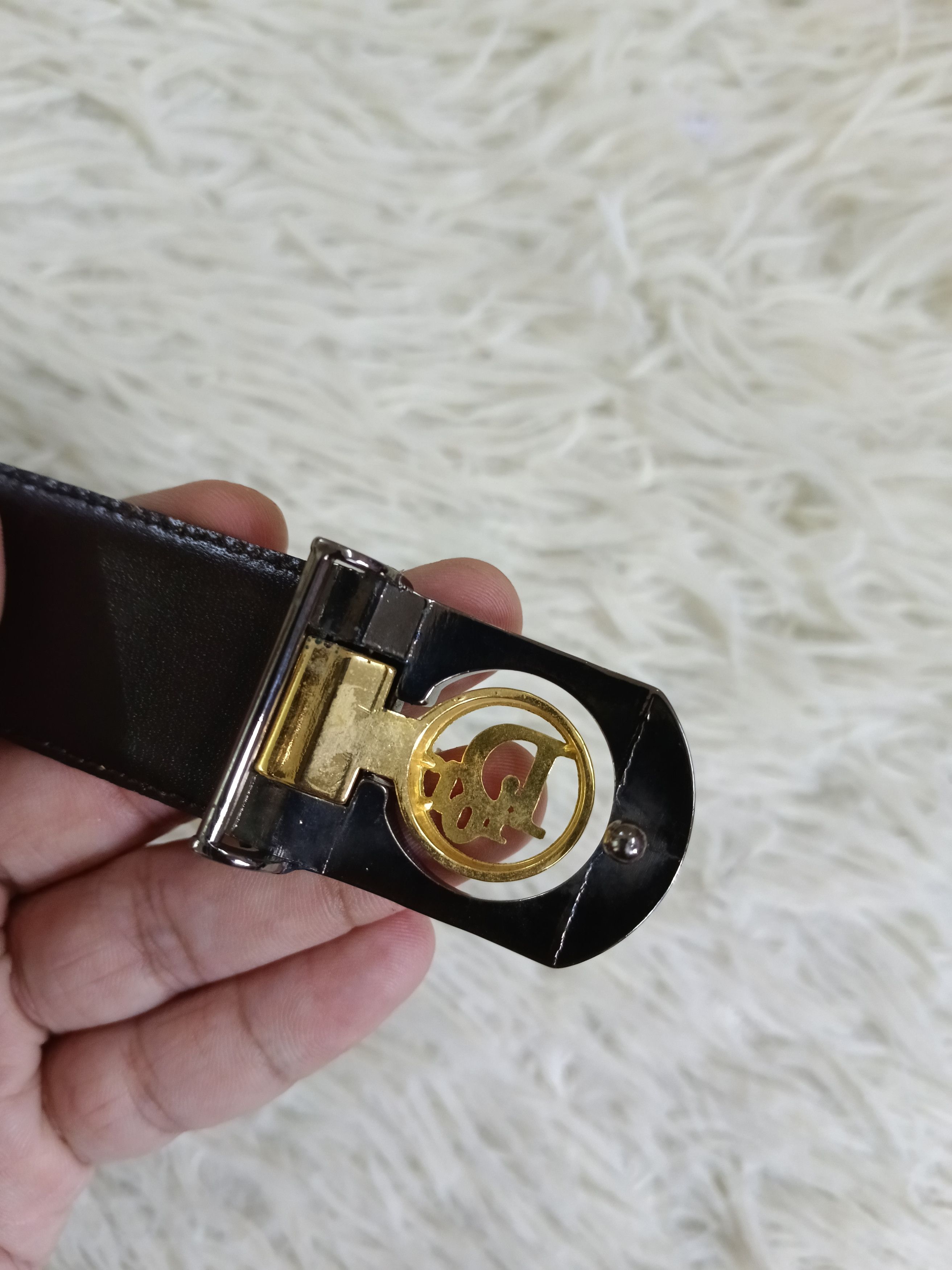 Dior VINTAGE DiOR LEATHER REVERSIBLE BELT Size ONE SIZE - 3 Thumbnail