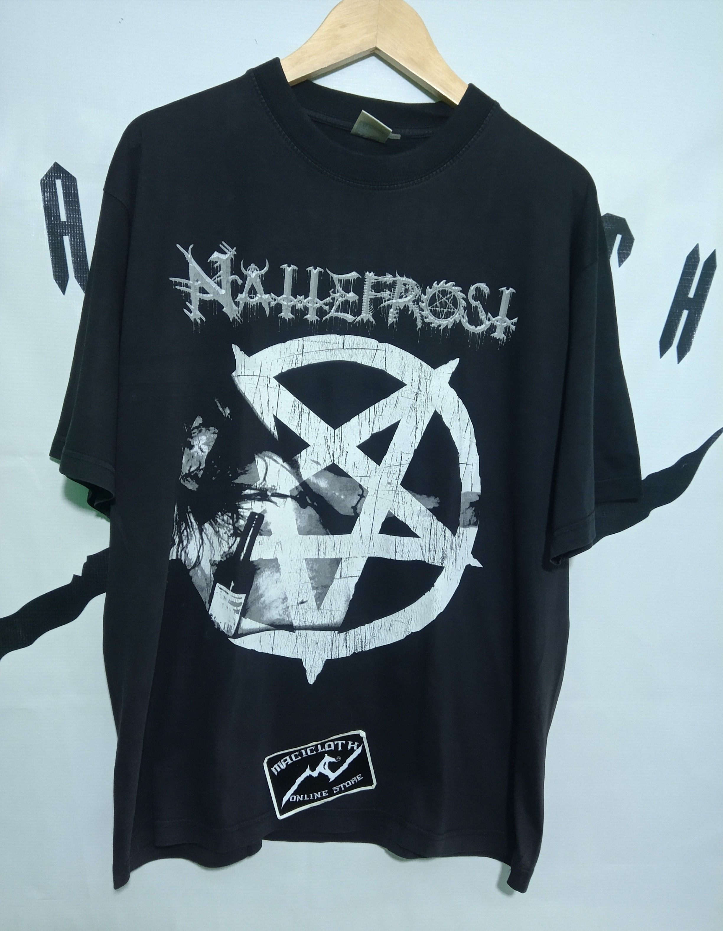 Band Tees × Vintage NATTEFROST terrorist Size US XL / EU 56 / 4 - 1 Thumbnail