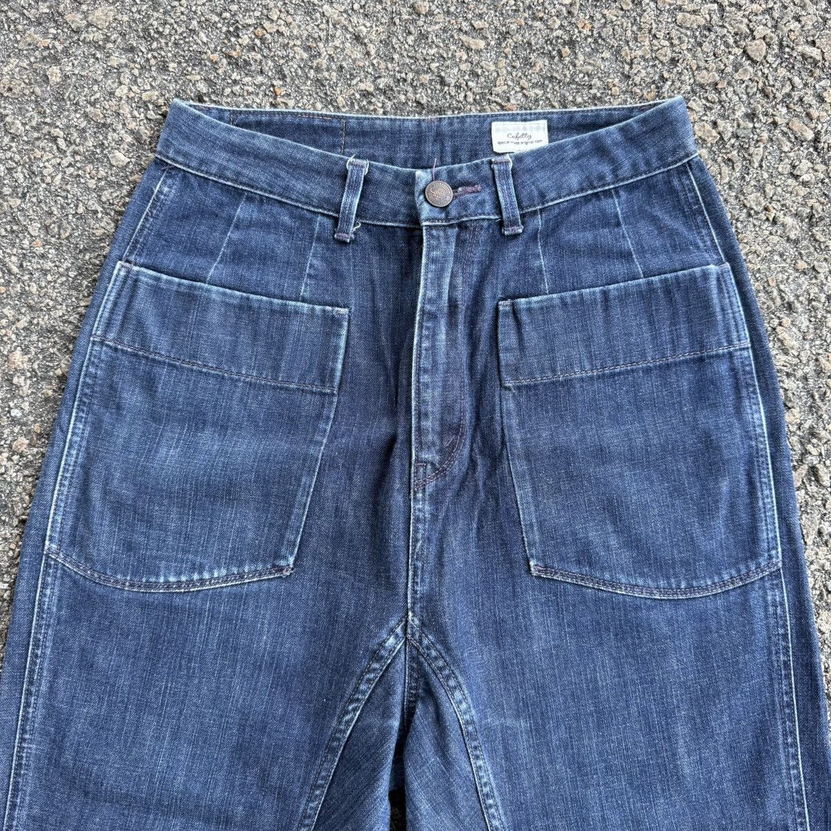 Japanese Brand VINTAGE CAFETTY JEAN DENIM PANTS Size US 28 / EU 44 - 2 Thumbnail