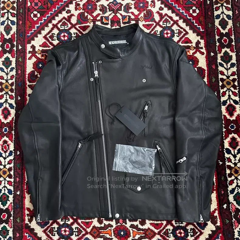 Neighborhood Neighborhood Leather Jacket Size US XL / EU 56 / 4 - 2 Thumbnail