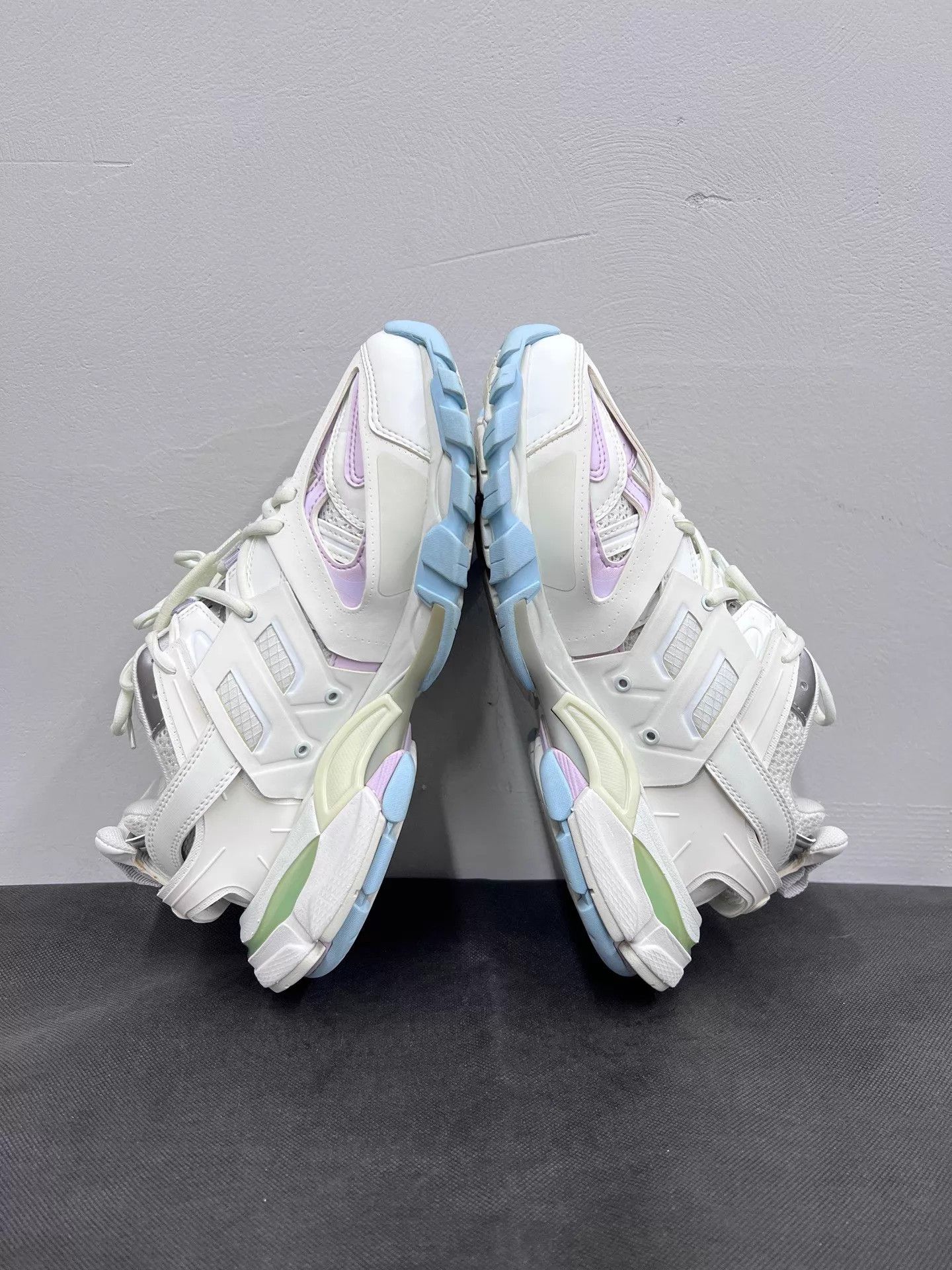 Balenciaga Balenciaga Track 1.0 Macaron White Blue Pink 39 Size US 9 / IT 39 - 5 Thumbnail