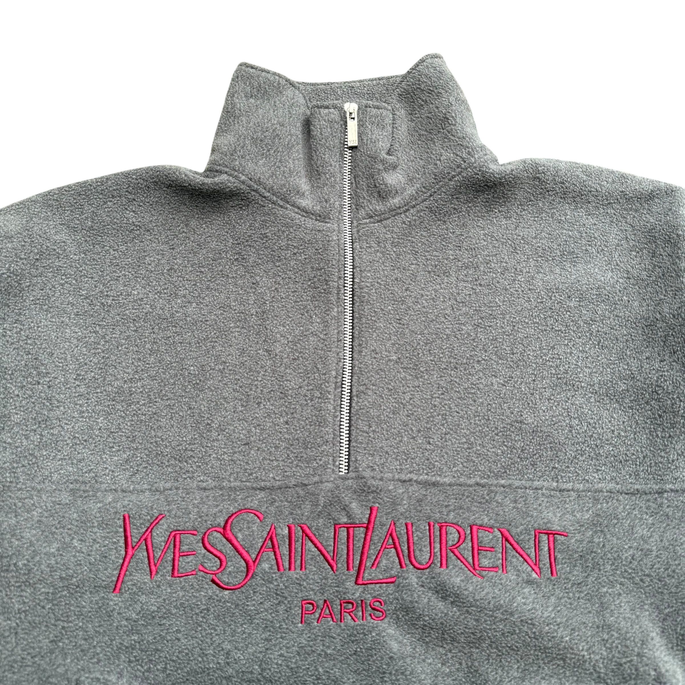 Yves Saint Laurent Vintage YSL Halfzip Jacket Size US L / EU 52-54 / 3 - 4 Thumbnail