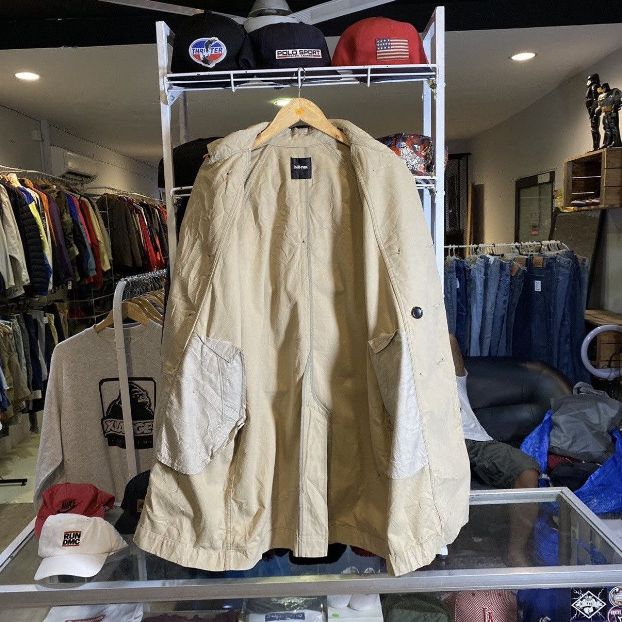 Ne-Net Ne-net by Issey Miyake quilted safari trench coats Size US L / EU 52-54 / 3 - 3 Thumbnail