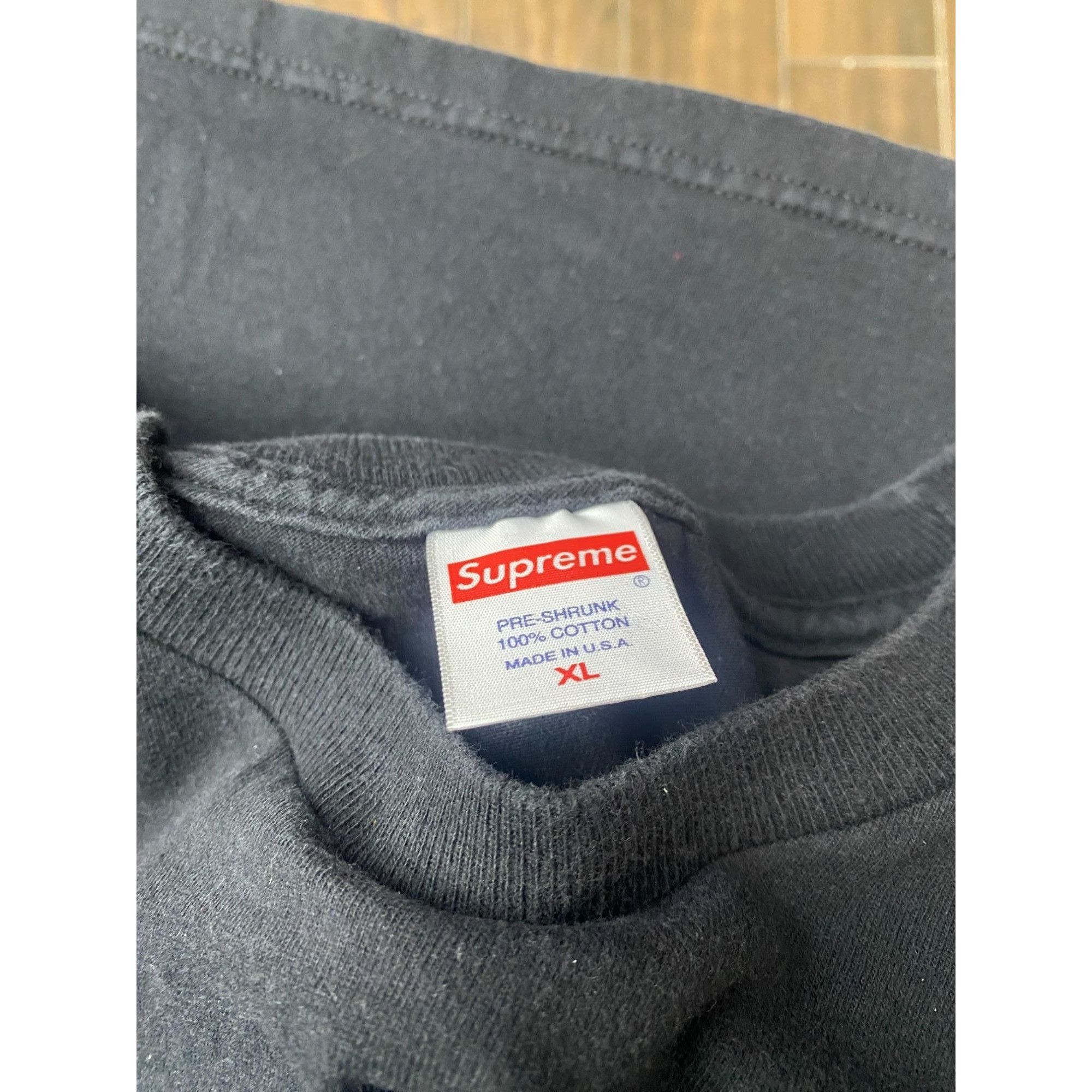 Supreme SUPREME CLASSIC TEE BLACK (FW20) SZ XL Size US XL / EU 56 / 4 - 2 Thumbnail