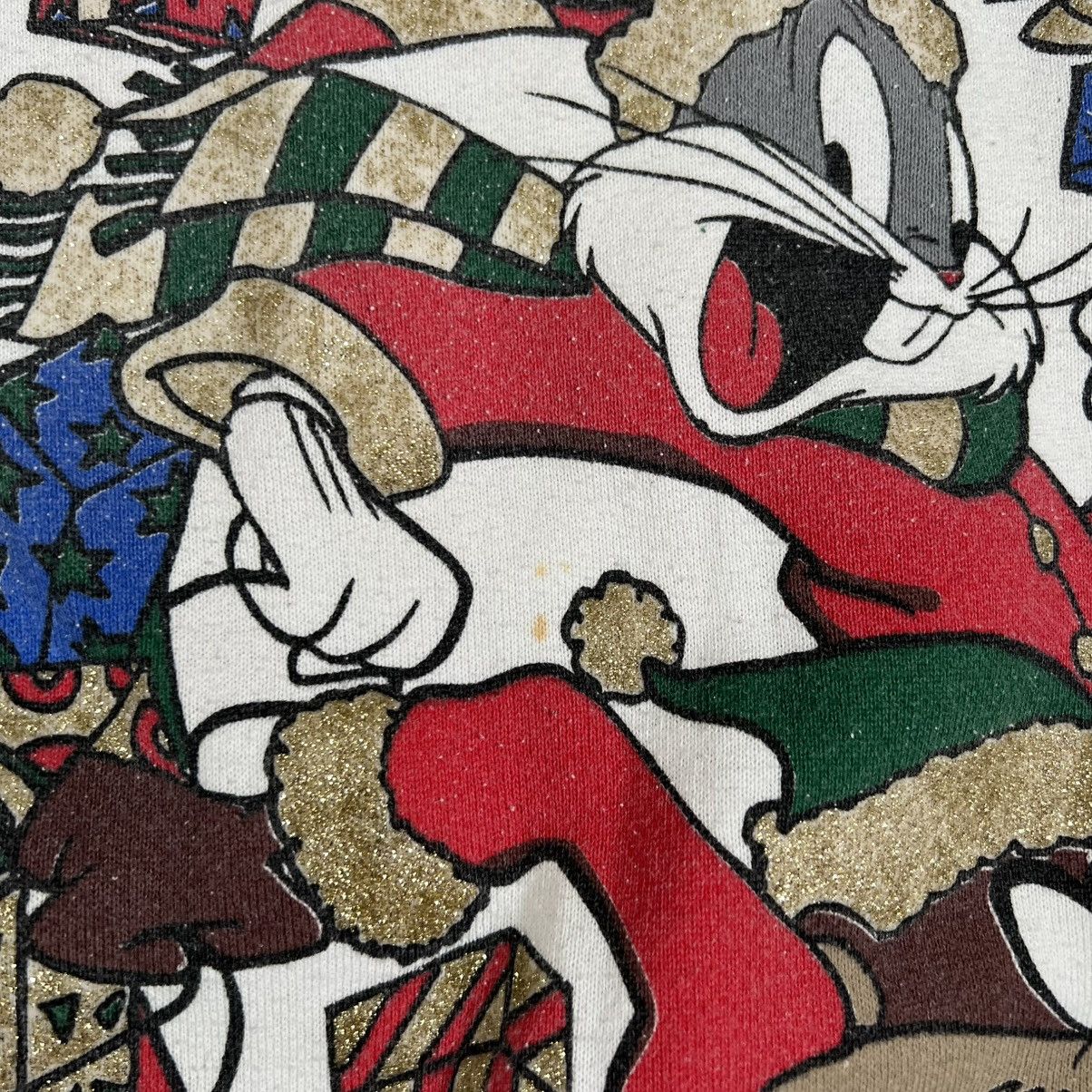 Vintage 1994 Freeze Looney Tunes Christmas Sweater Pullover Crewneck Size US XL / EU 56 / 4 - 3 Thumbnail