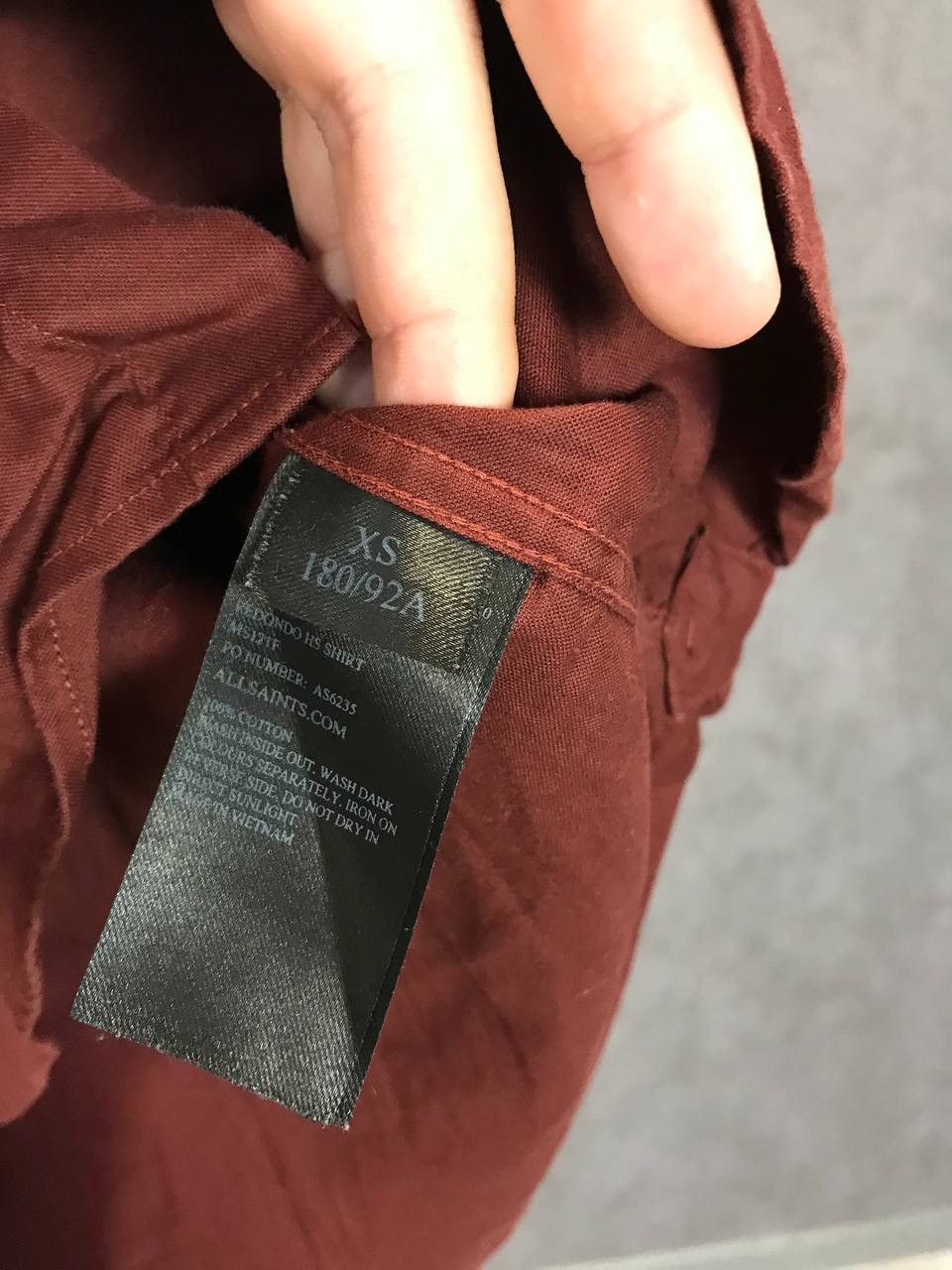 Allsaints Allsaints logo shirt Size US XS / EU 42 / 0 - 5 Thumbnail