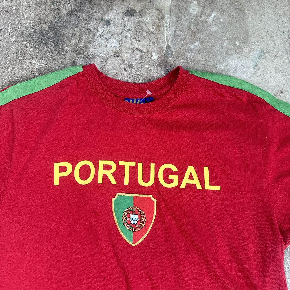 Nike × Vintage NIKE PORTUGAL 🇵🇹 VINTAGE 00S T-SHIRT BIG SWOOSH LOGO Y2K TEE Size US L / EU 52-54 / 3 - 4 Thumbnail