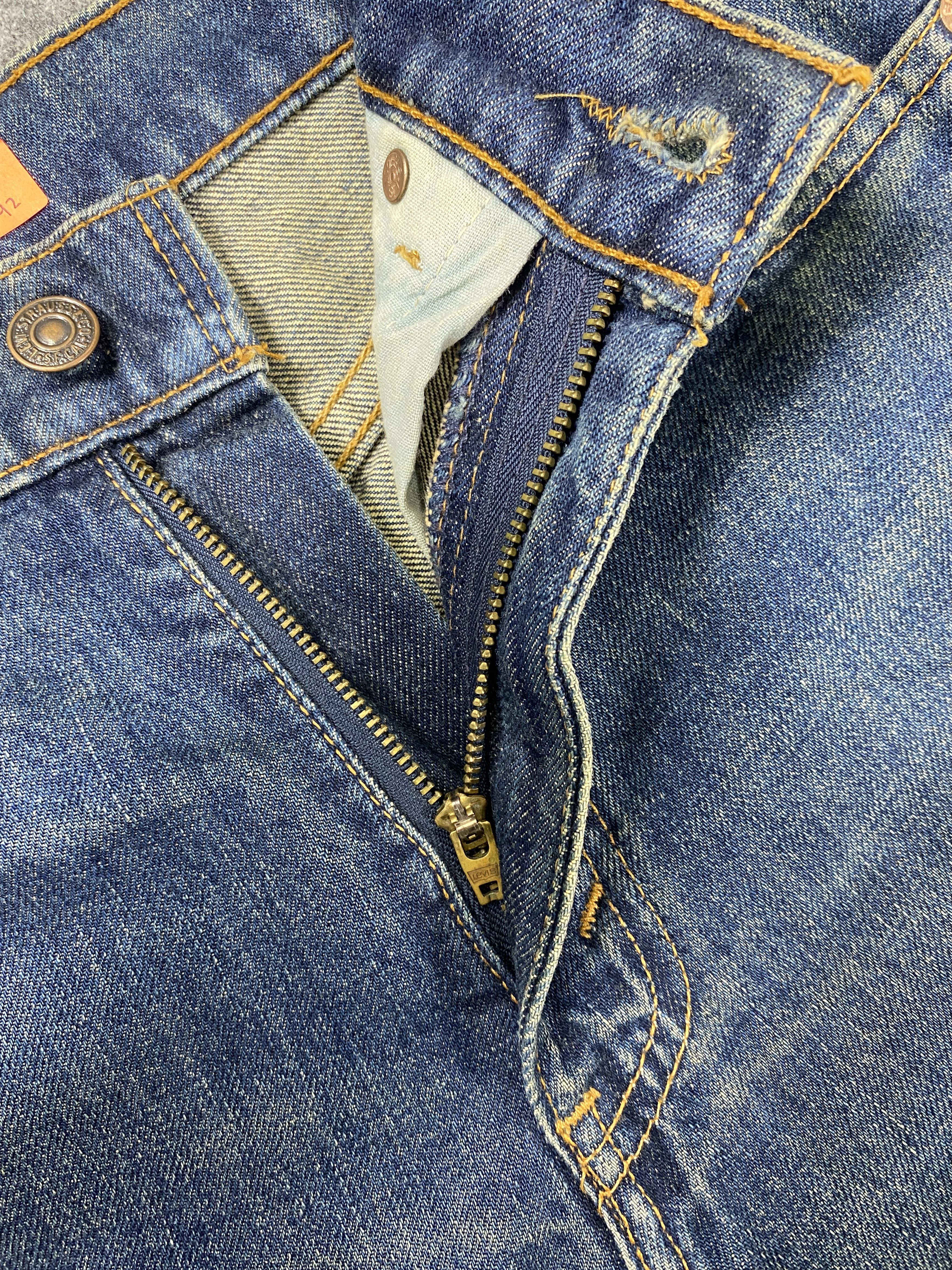 Levi's 90's Dirty Blue Vintage Levi's 519 Jeans 27x30 Denim -JN2292 Size US 27 - 6 Thumbnail