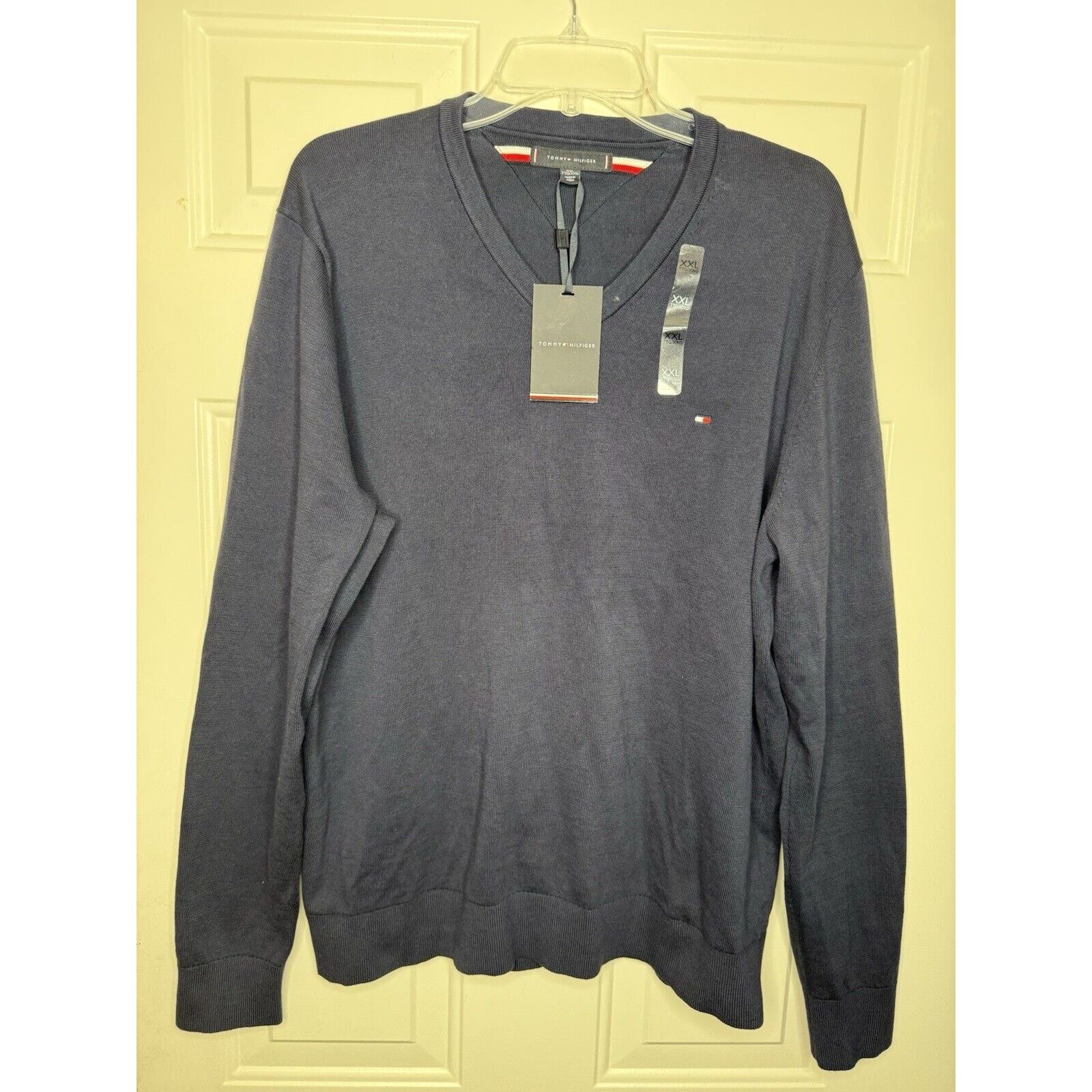 Tommy Hilfiger Tommy Hilfiger Sweater Navy Blue Men’s XXL Essential Solid Size US XXL / EU 58 / 5 - 1 Thumbnail