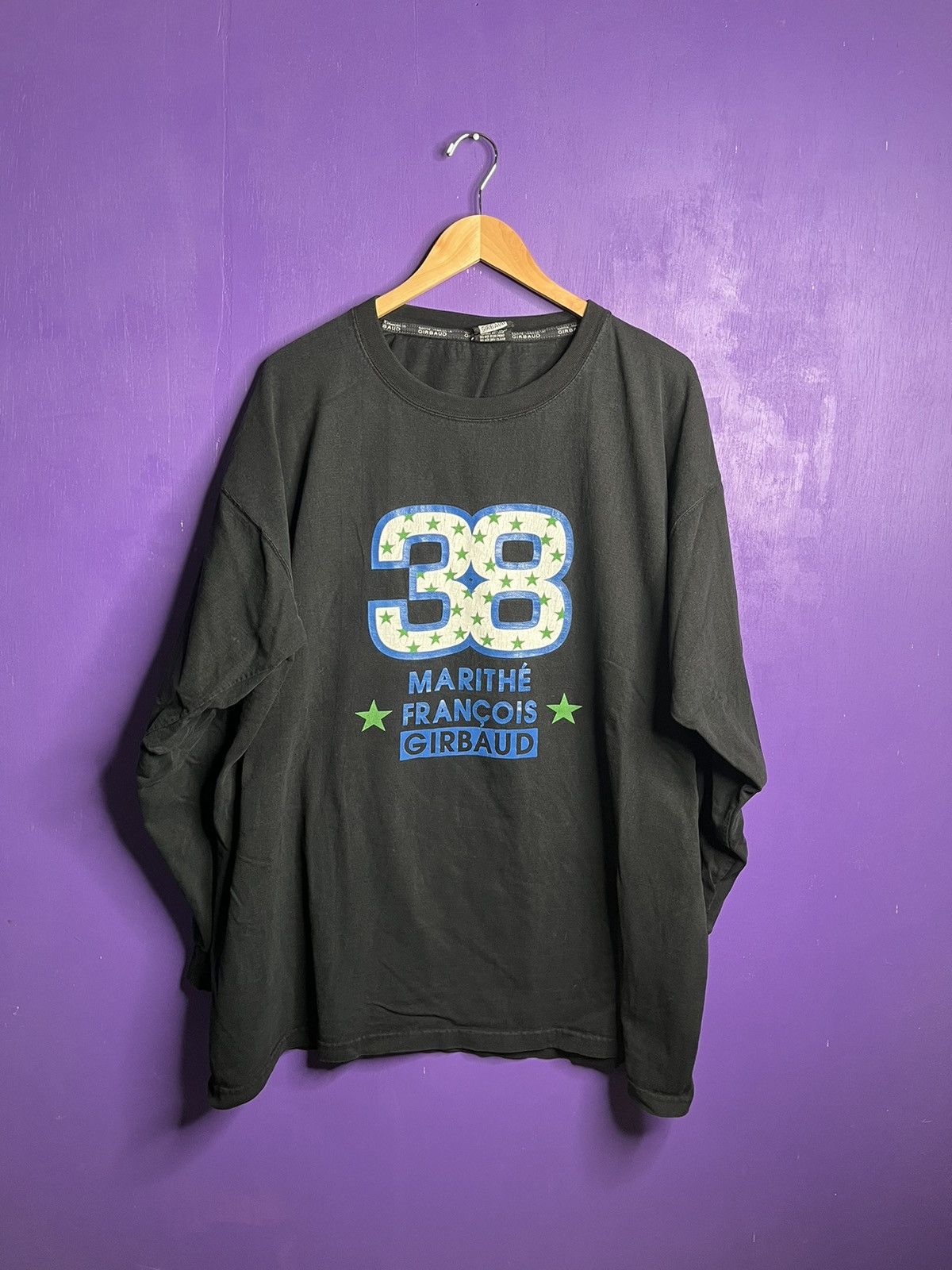 Marithe + Francois Girbaud × Vintage Vintage ‘00s Girbaud 38 logo long-sleeve t-shirt Size US XXL / EU 58 / 5 - 1 Thumbnail