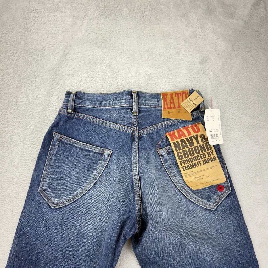 KATO Kato NWT Men's Size 27 W X 29 L Orange Selvedge Button Fly Size US 28 / EU 44 - 13 Thumbnail