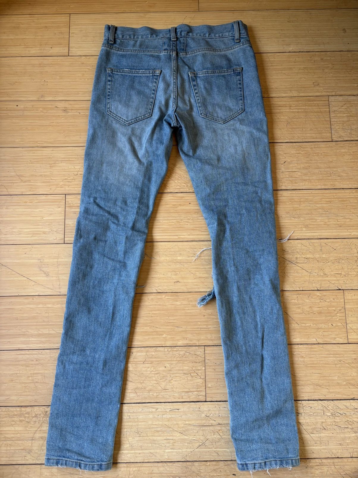 Yves Saint Laurent Ysl ripped denim Size US 27 - 6 Thumbnail