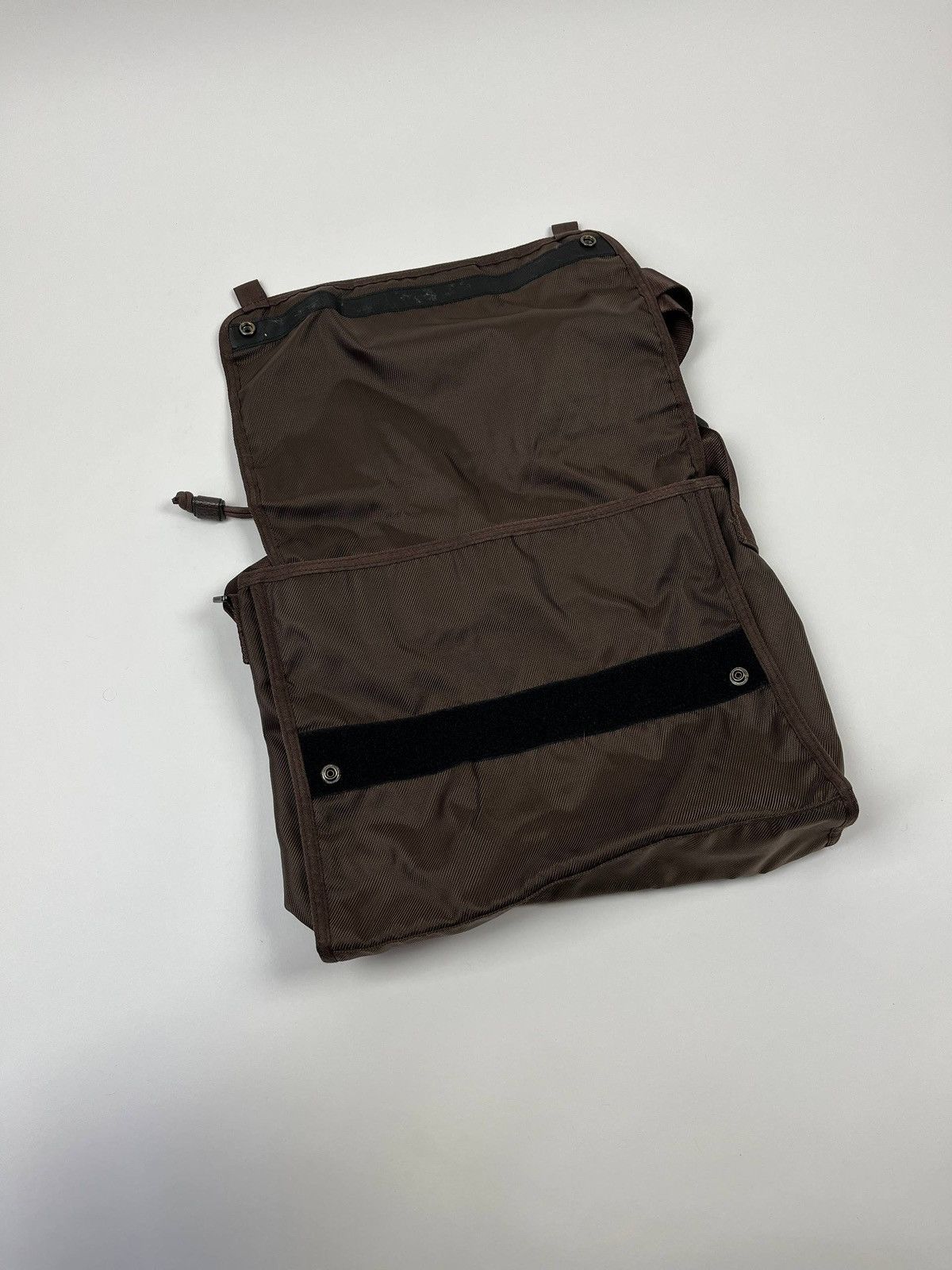 Diesel Brown Messenger Bag Crossbody Shoulder Nylon Y2K ArchiveBag Size ONE SIZE - 8 Thumbnail