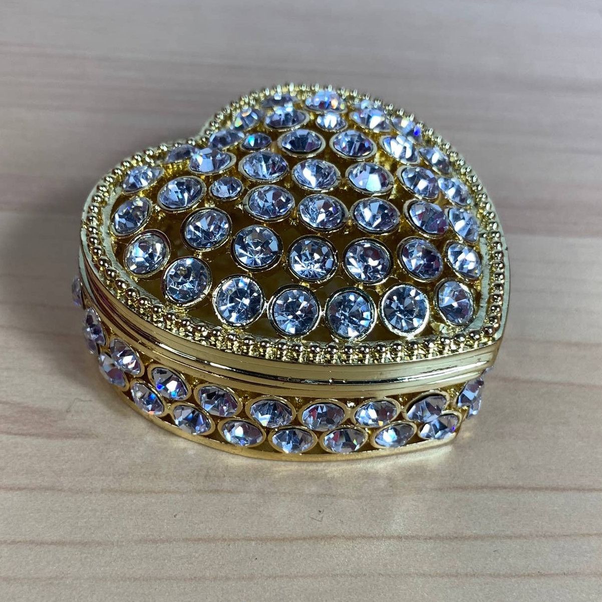 Other Fashion Jewelry Case Trinket Box Heart Shaped Casket Size ONE SIZE - 1 Thumbnail