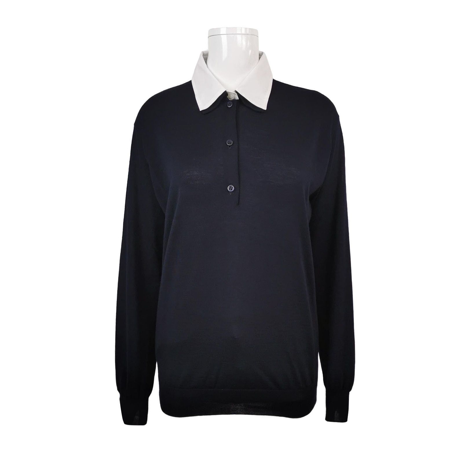 Prada Prada Color Block Wool Knit Sweater 0089 Size M / US 6-8 / IT 42-44 - 1 Thumbnail