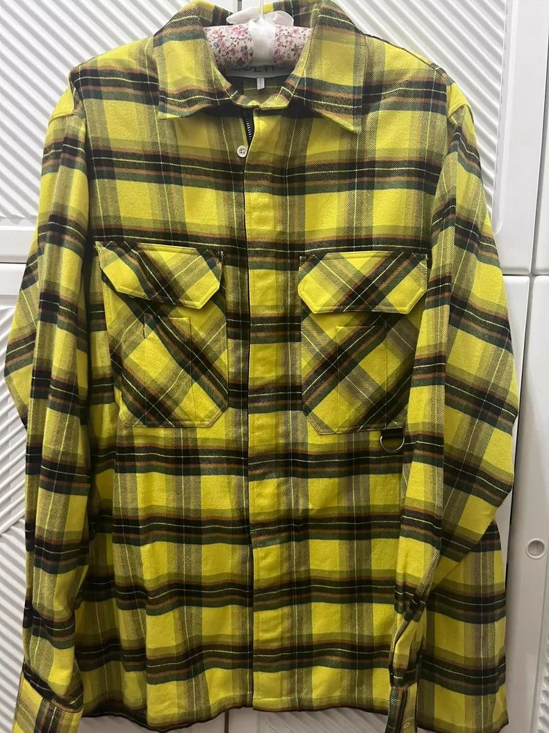 Loewe LOEWE Yellow checkered zipper jacket Size US S / EU 44-46 / 1 - 1 Thumbnail
