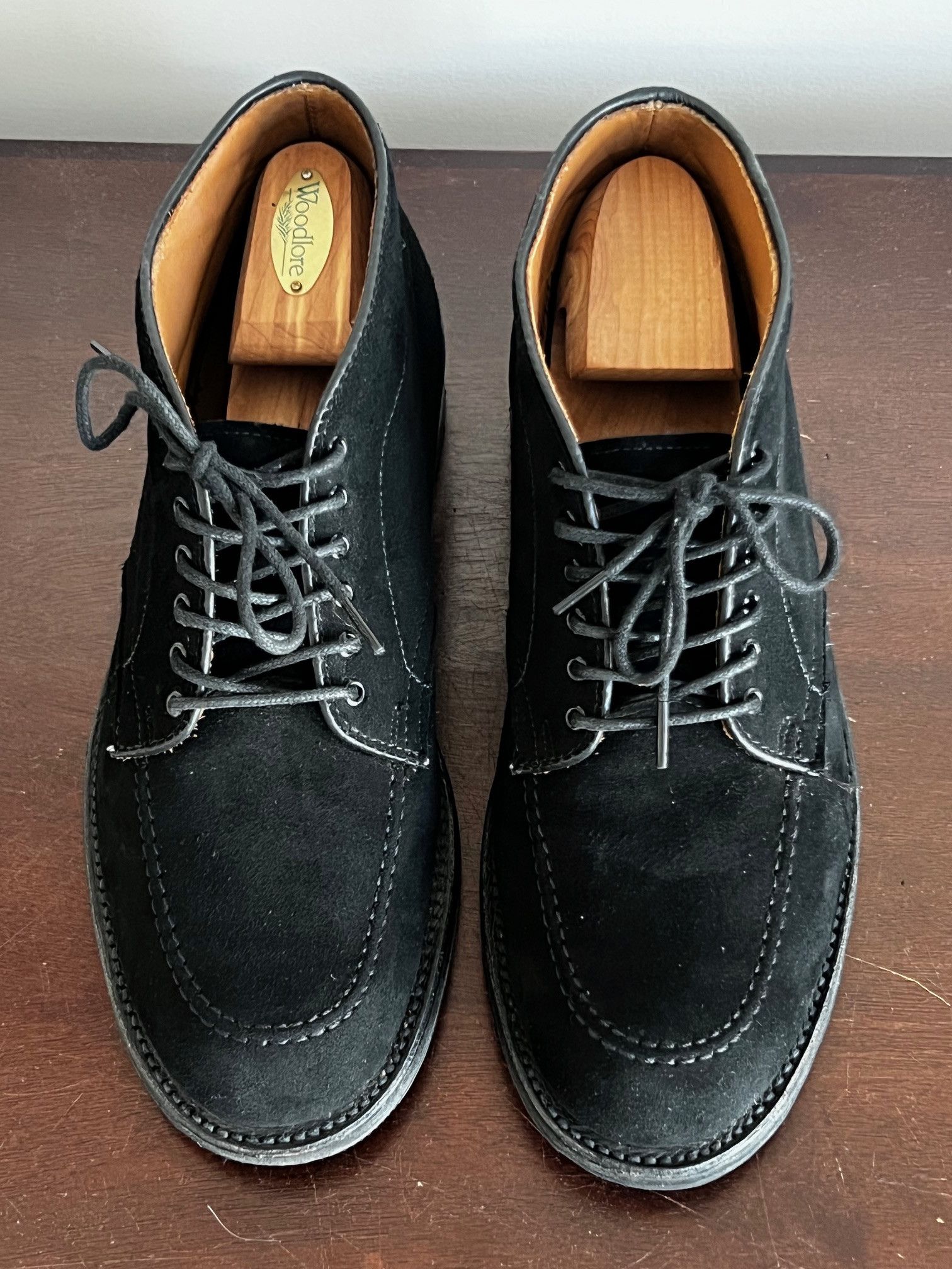 Alden Alden Indy Chukka Boot “Edmonds” Black Suede Size US 8 / EU 41 - 2 Thumbnail