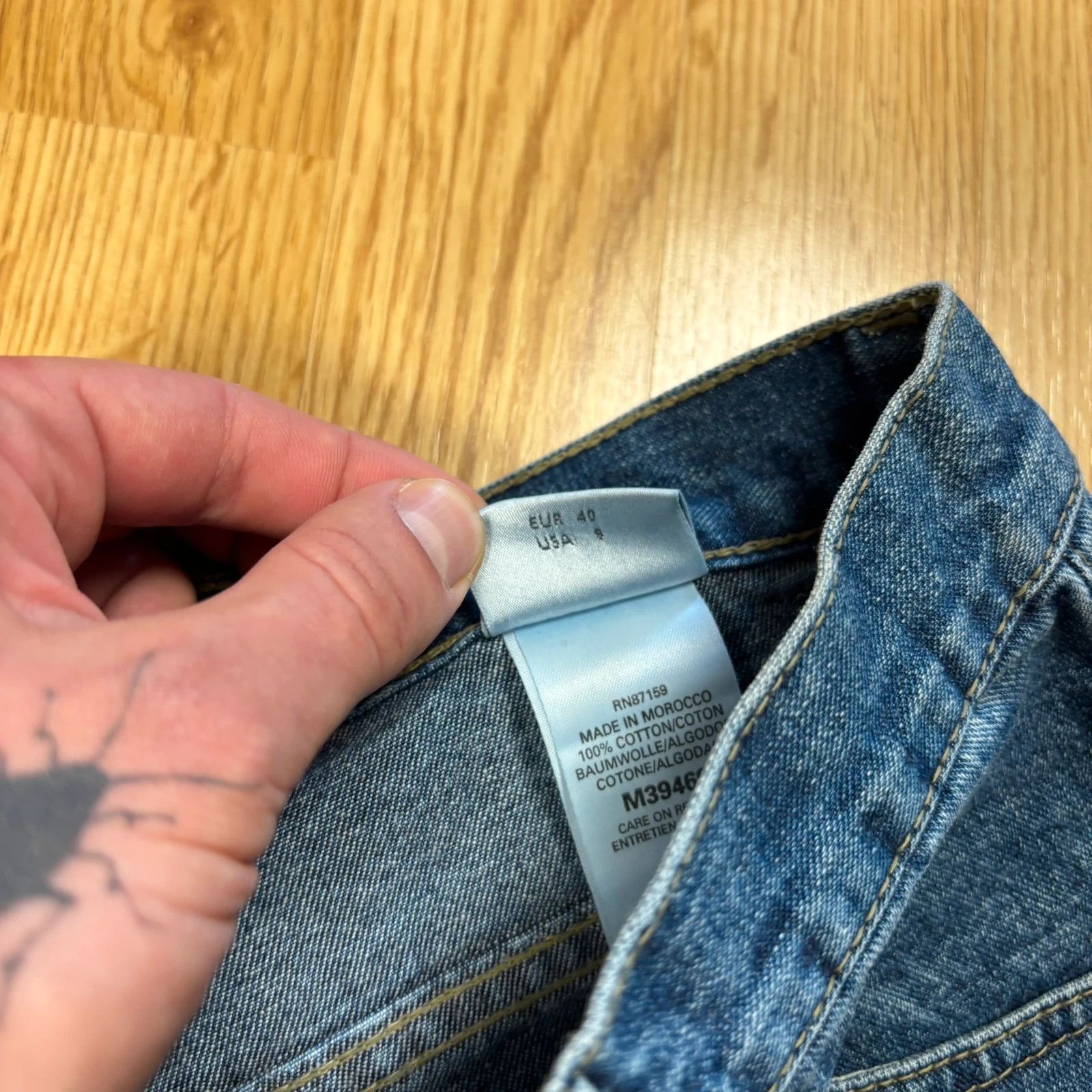 NEXT Next Straight Leg Jeans Size 30" / US 8 / IT 44 - 7 Thumbnail
