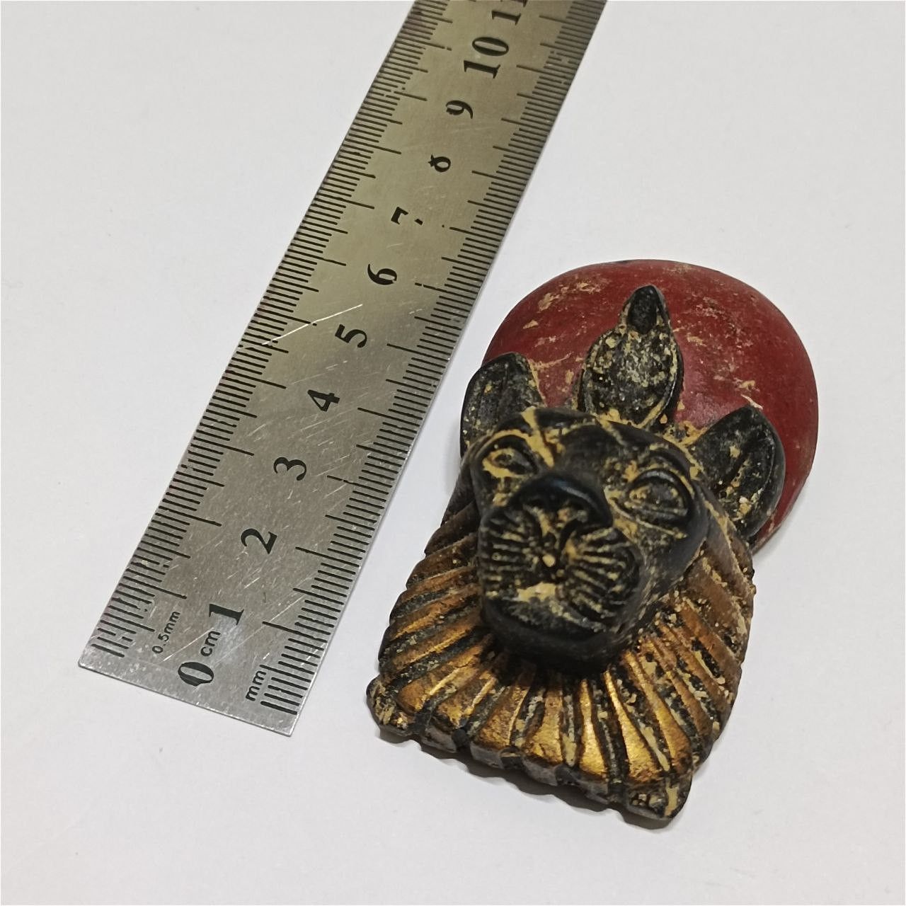Other Ancient Egyptian Bastet head pendant, cat dess carving Size ONE SIZE - 7 Thumbnail