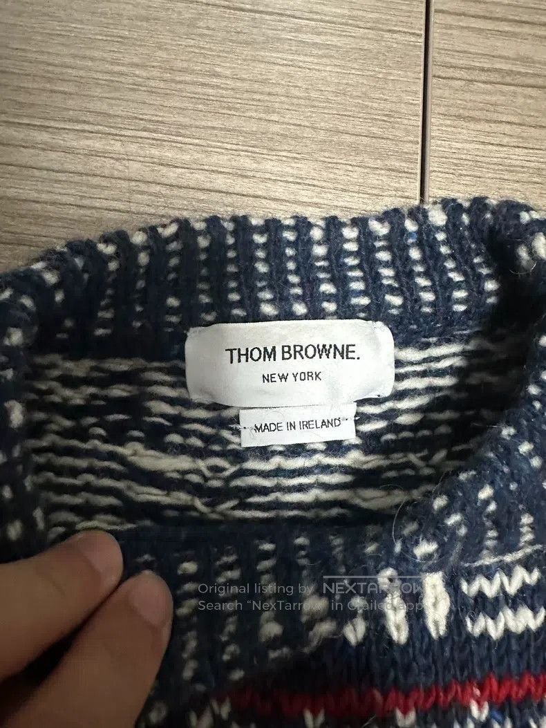 Thom Browne Thom Browne Mao Haomao Dog Sweater Size US L / EU 52-54 / 3 - 2 Thumbnail