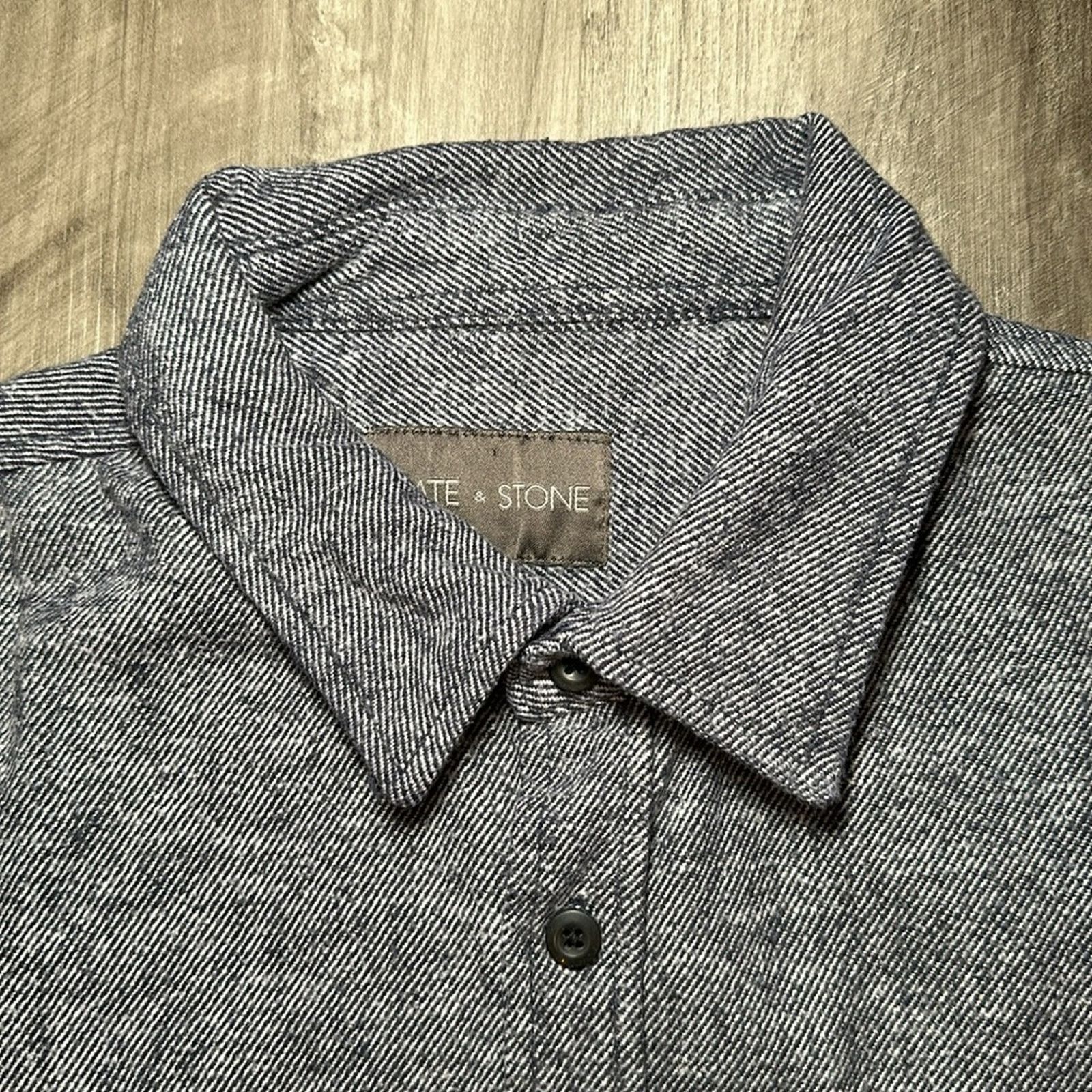 Slate & Stone Slate & Stone Long Sleeve Button Down Shirt Jacket - Medium Size US M / EU 48-50 / 2 - 6 Thumbnail