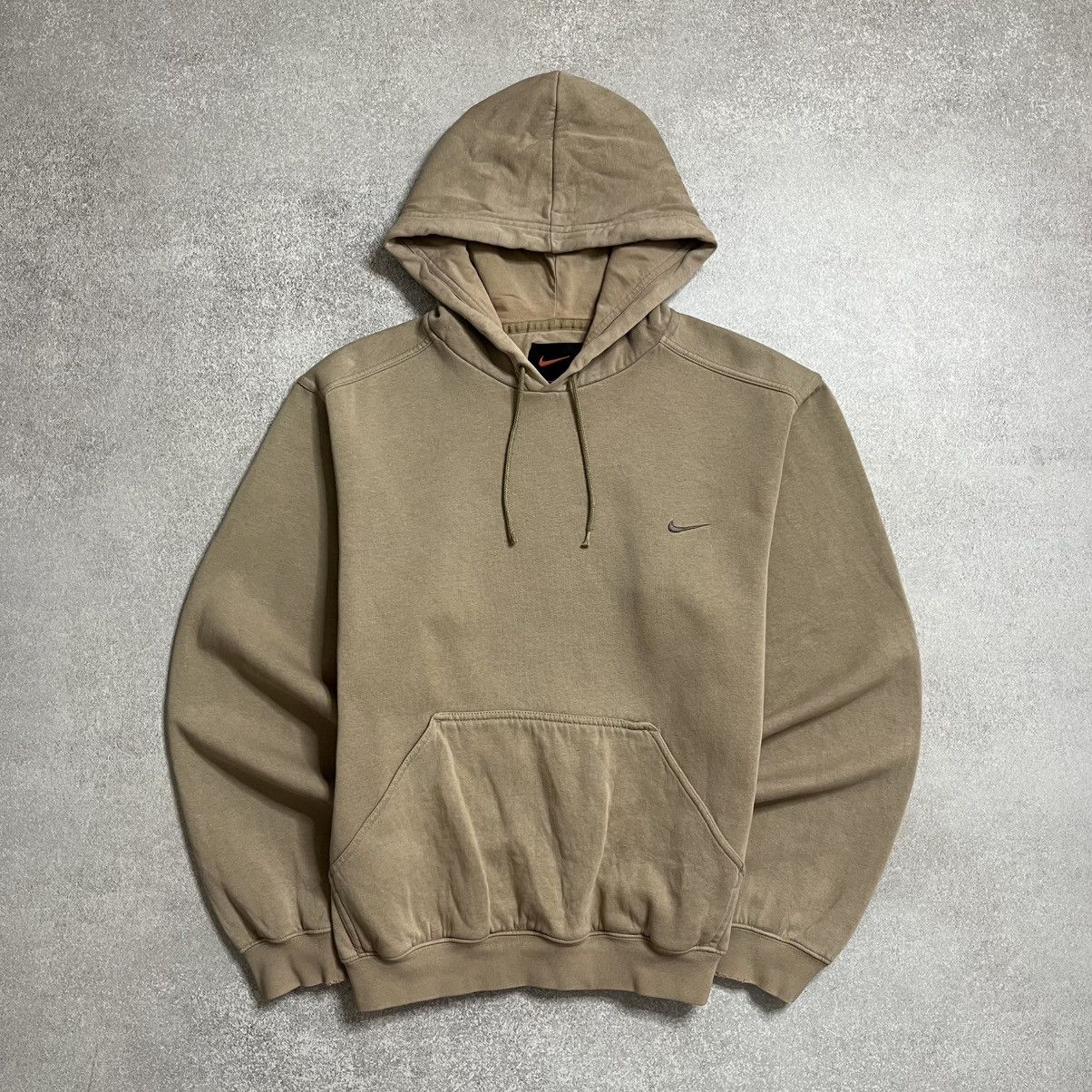 Nike × Vintage Nike Vintage Basic Brown Hoodie Size US S / EU 44-46 / 1 - 1 Thumbnail
