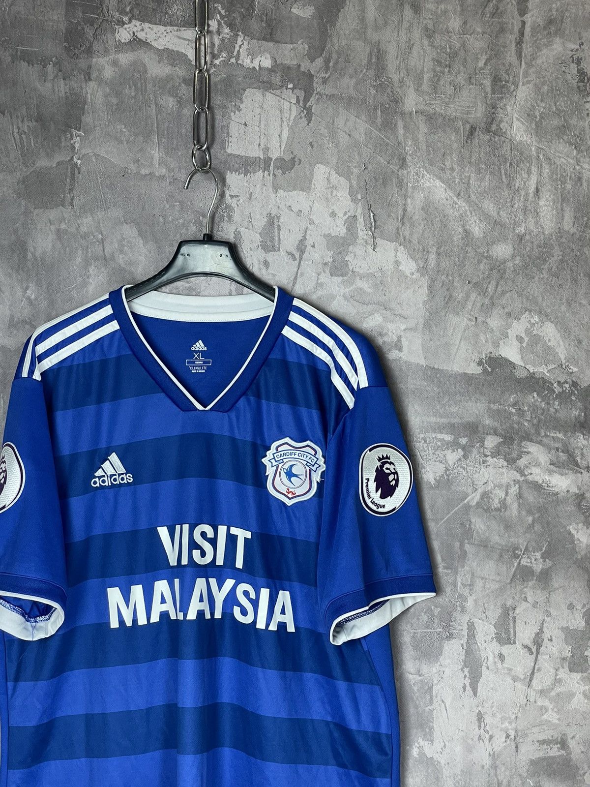 Adidas CARDIFF CITY 2018/2019 FOOTBALL HOME ADIDAS ORIGINAL ADIZERO Size US XL / EU 56 / 4 - 4 Thumbnail