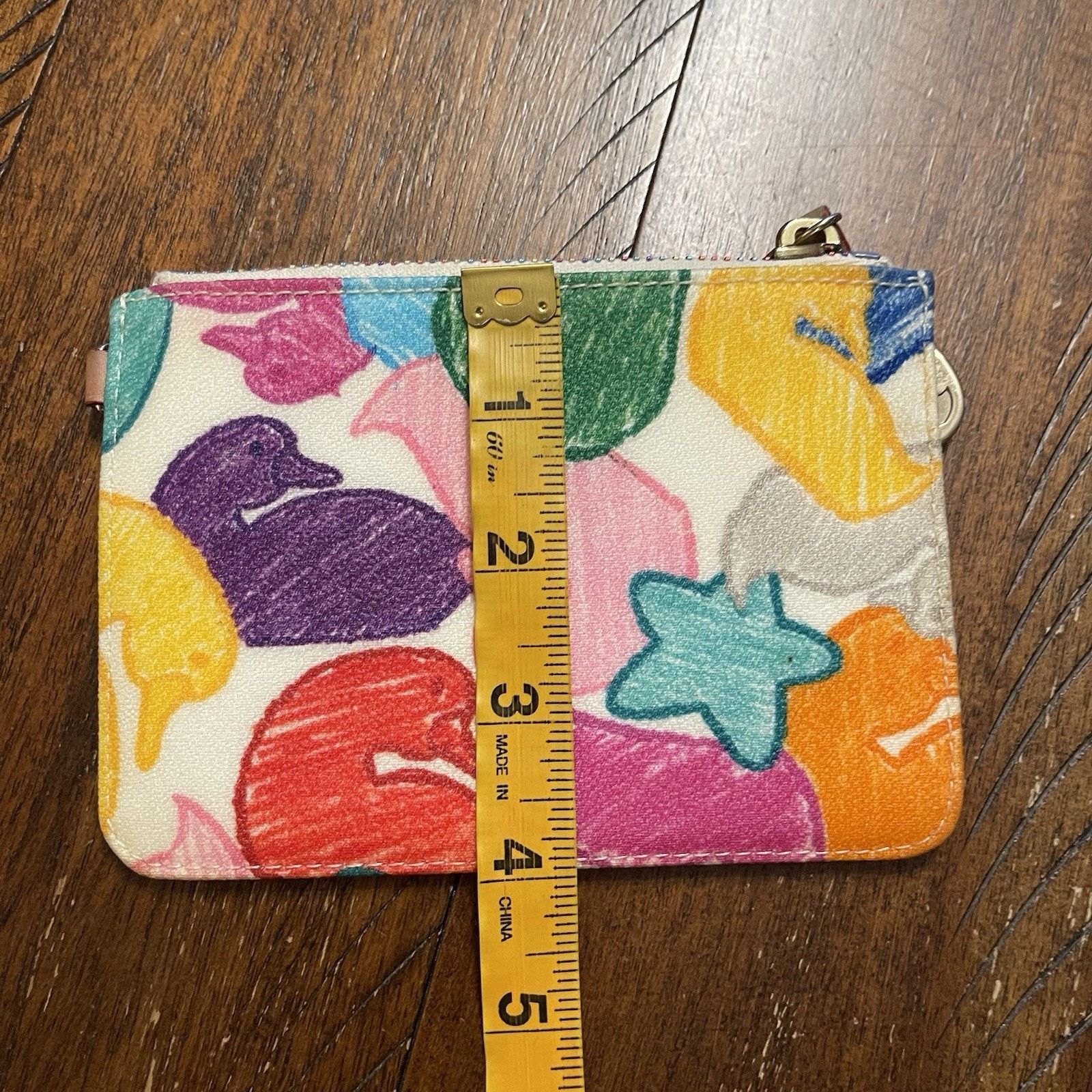 Dooney & Bourke DOONEY & BOURKE Multi-Color Wonder Duck Wristlet EUC Size ONE SIZE - 6 Thumbnail