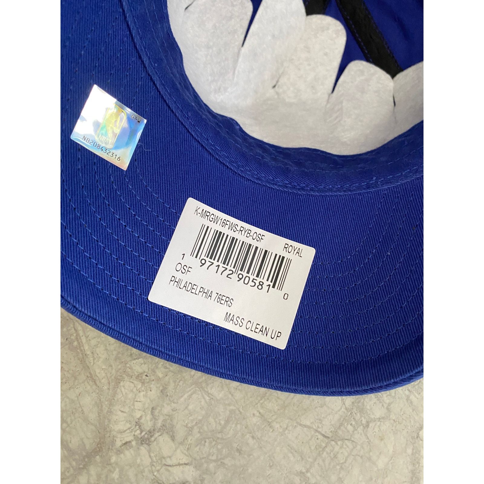 NBA NWT Philadelphia 76ers NBA Basketball Hat Size ONE SIZE - 7 Thumbnail