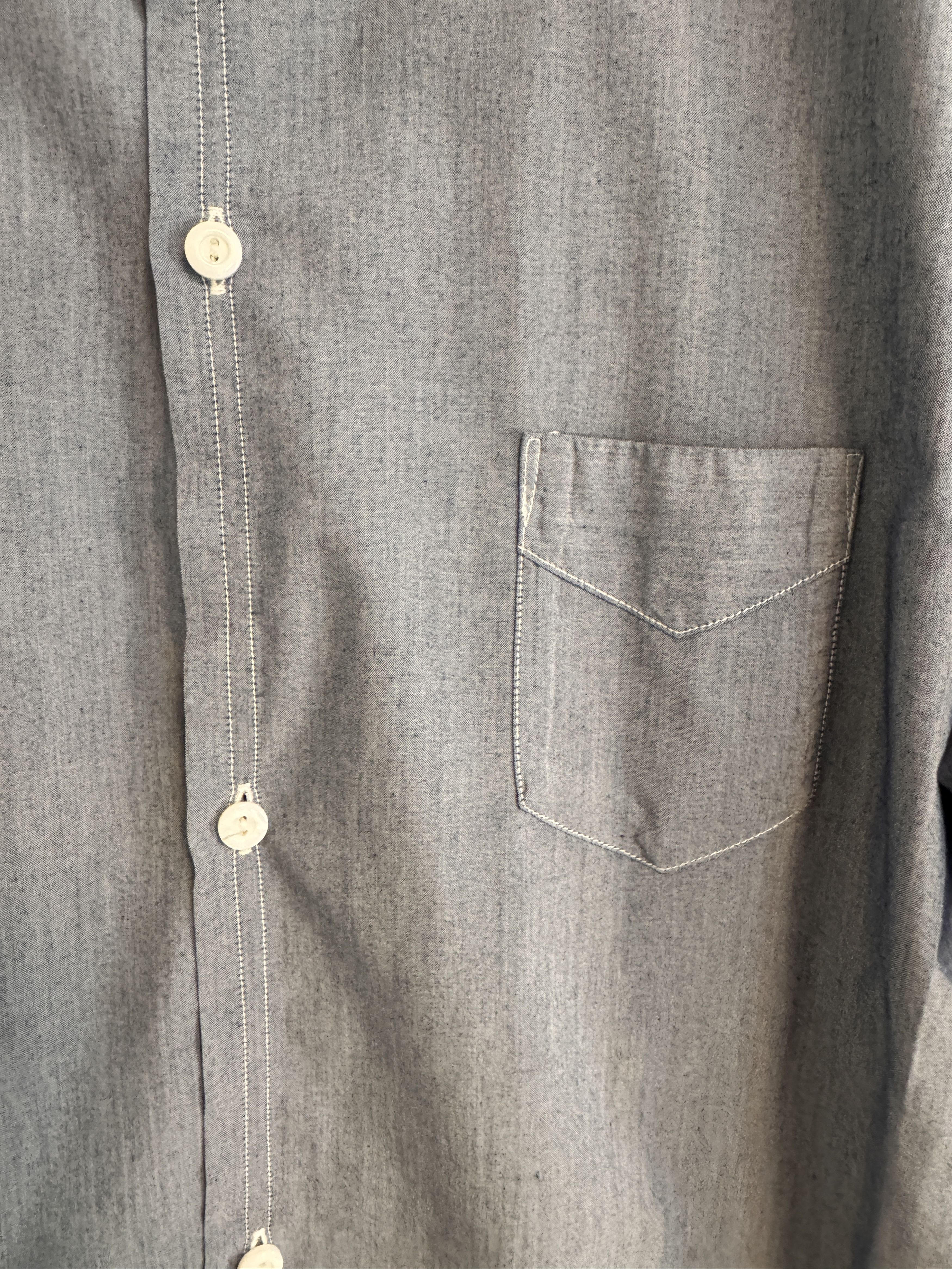 Post Overalls 3211-FC NEUTRA 3 : feather chambray indigo Size US M / EU 48-50 / 2 - 3 Thumbnail