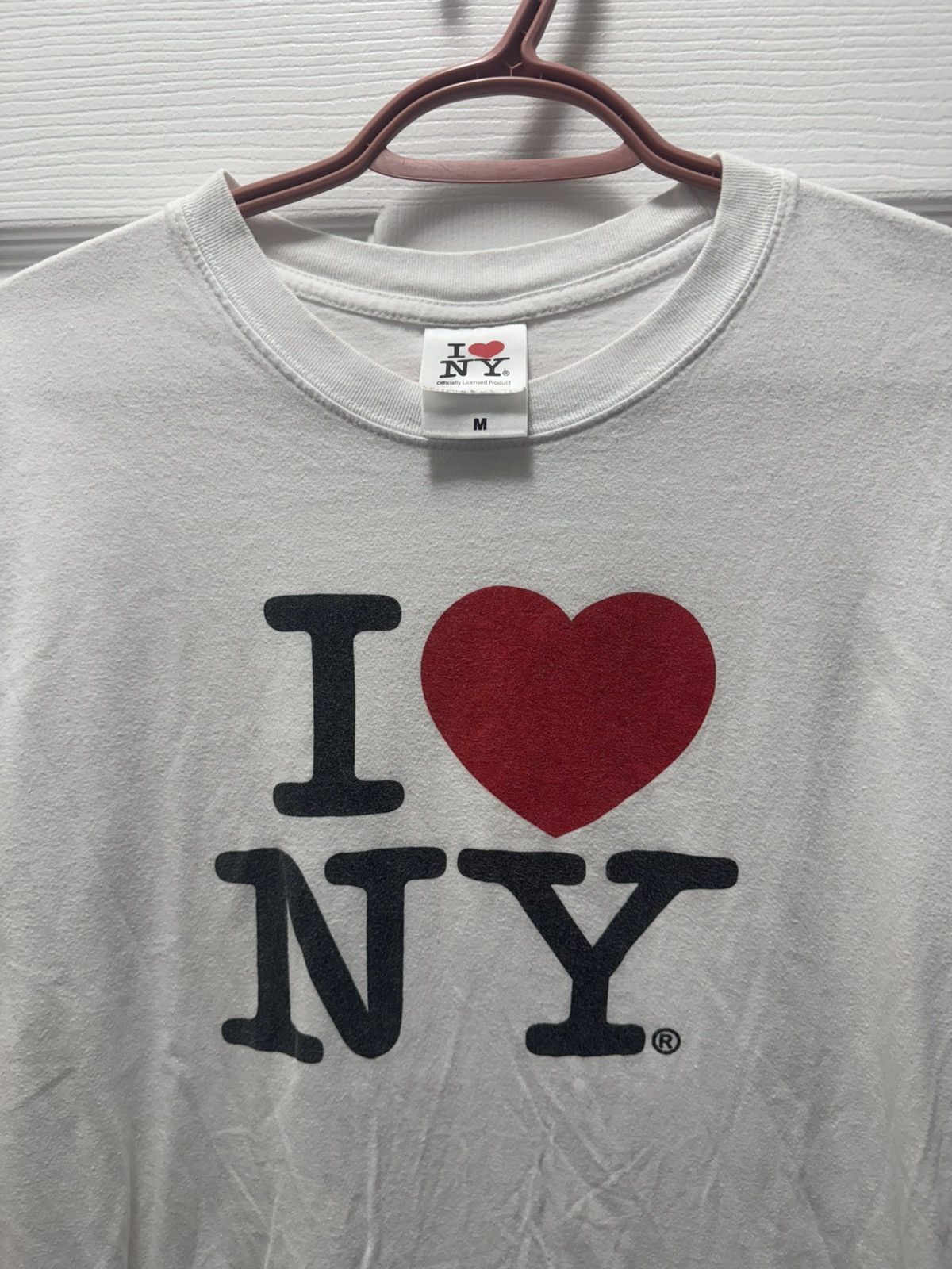 I Love NY × Vintage I Love NY New York Classic White Tee Shirt Y2K Size US M / EU 48-50 / 2 - 2 Thumbnail