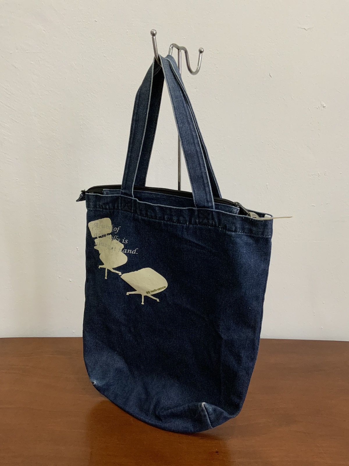 Japanese Brand Takeo Kikuchi Denim Japan Tote Bag Size ONE SIZE - 1 Thumbnail